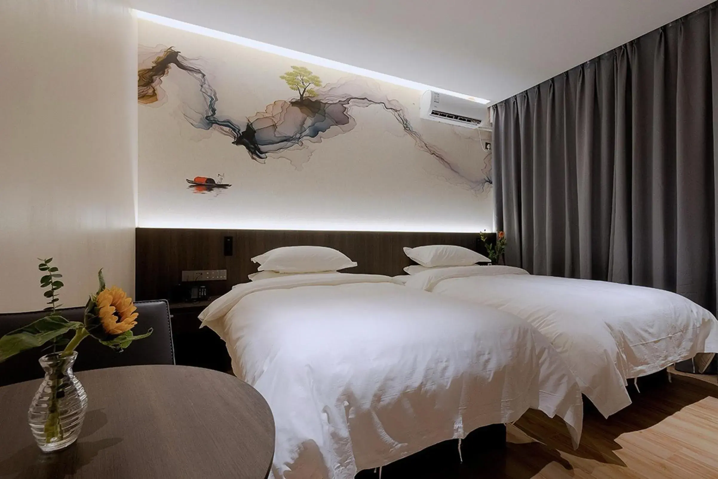 Economy Twin Room in Andy International Hotel Shenzhen University Nanshan Metro Station Branch Economy Twin Room in Andy International Hotel Shenzhen University Nanshan Metro Station Branch