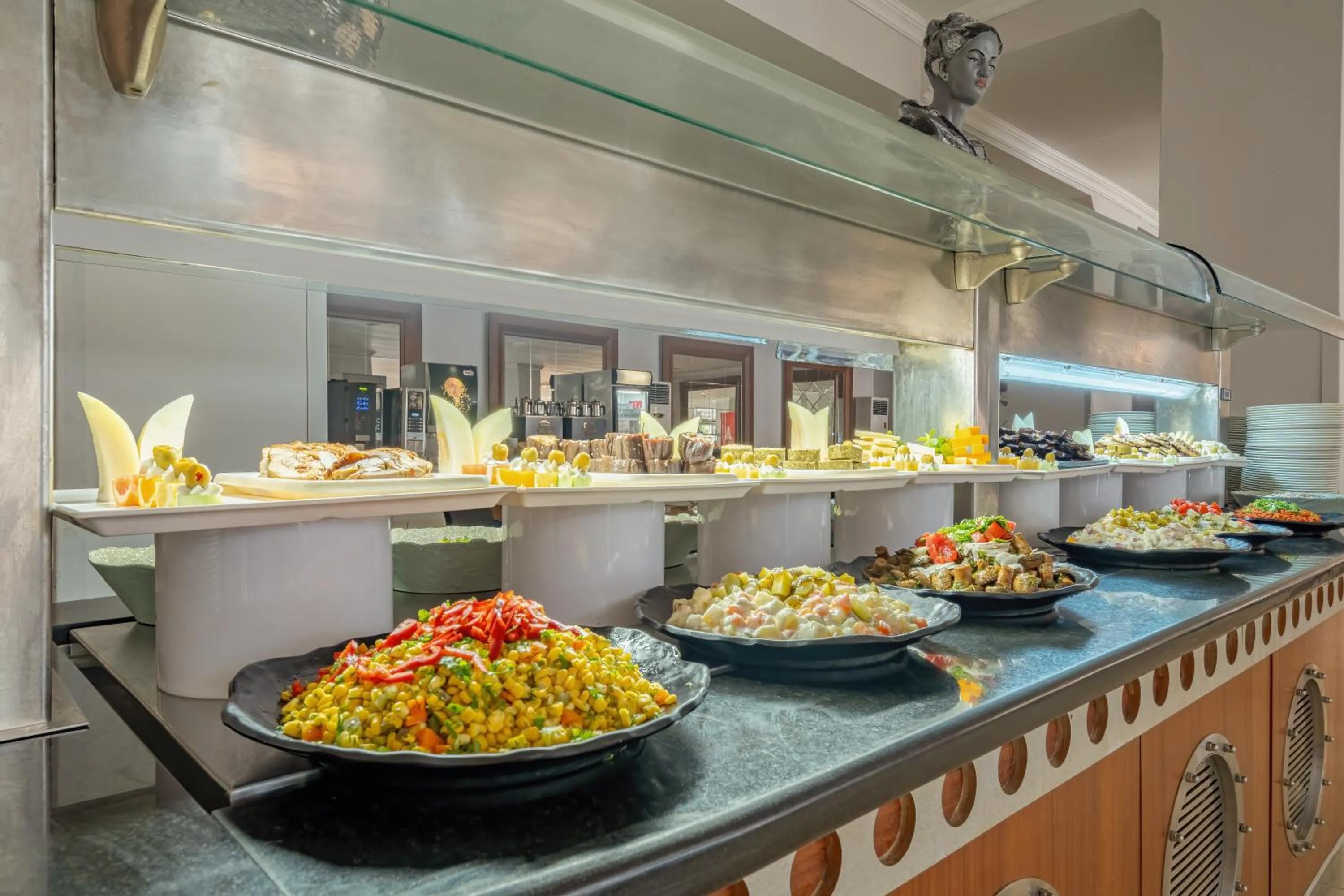 Buffet breakfast in Side Nusso Beach Club - All Inclusive