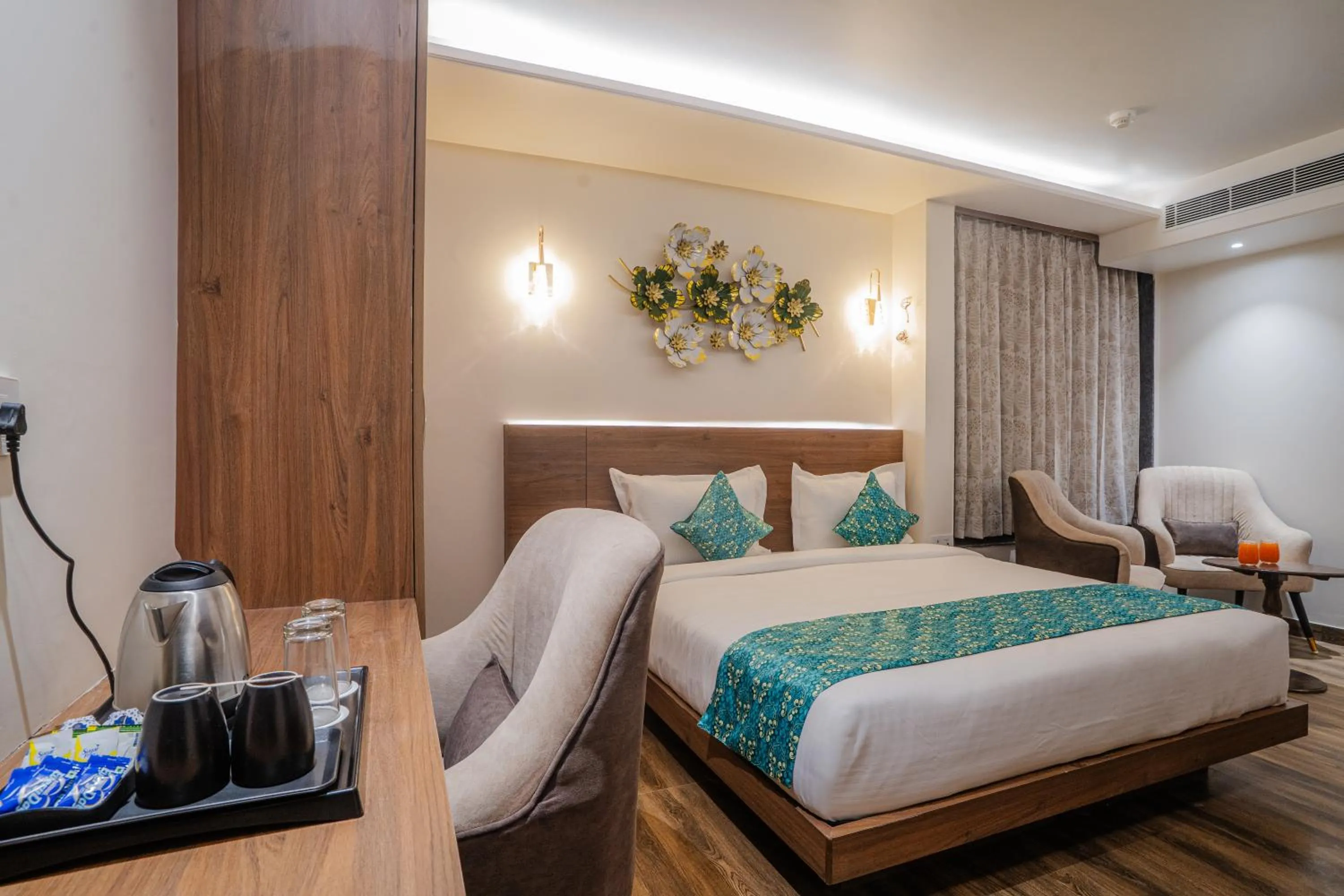 Bed in Royal Prime - A City Center Boutique Hotel In Jaipur