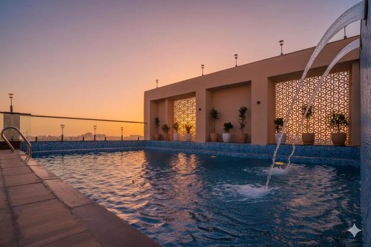 Swimming pool in Royal Prime - A City Center Boutique Hotel In Jaipur