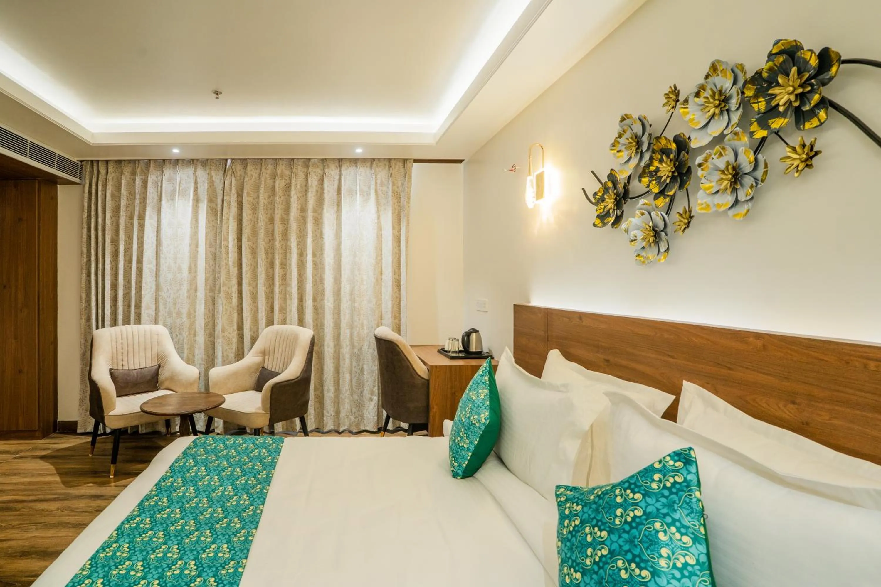 Bed in Royal Prime - A City Center Boutique Hotel In Jaipur