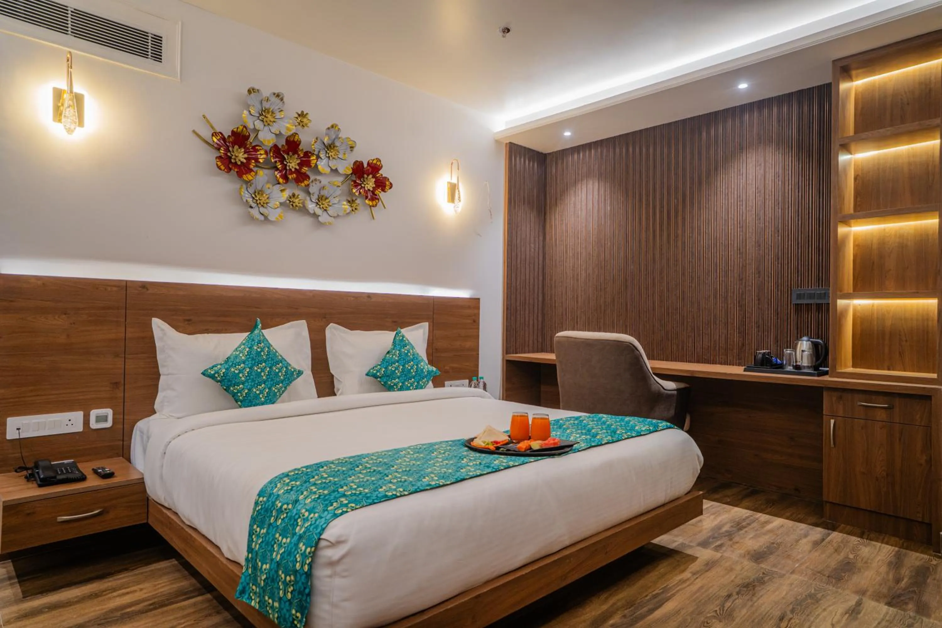 Bed in Royal Prime - A City Center Boutique Hotel In Jaipur