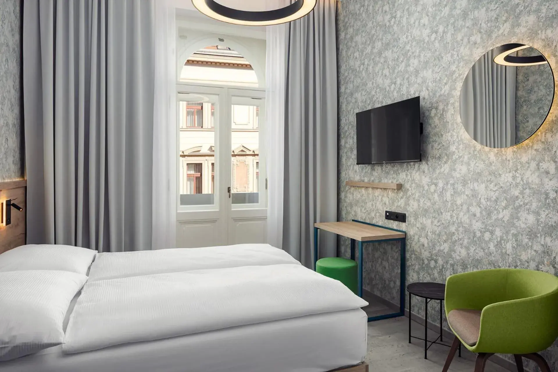 Double Room with Balcony in EA Hotel Moment Self Check-In Double Room with Balcony in EA Hotel Moment Self Check-In