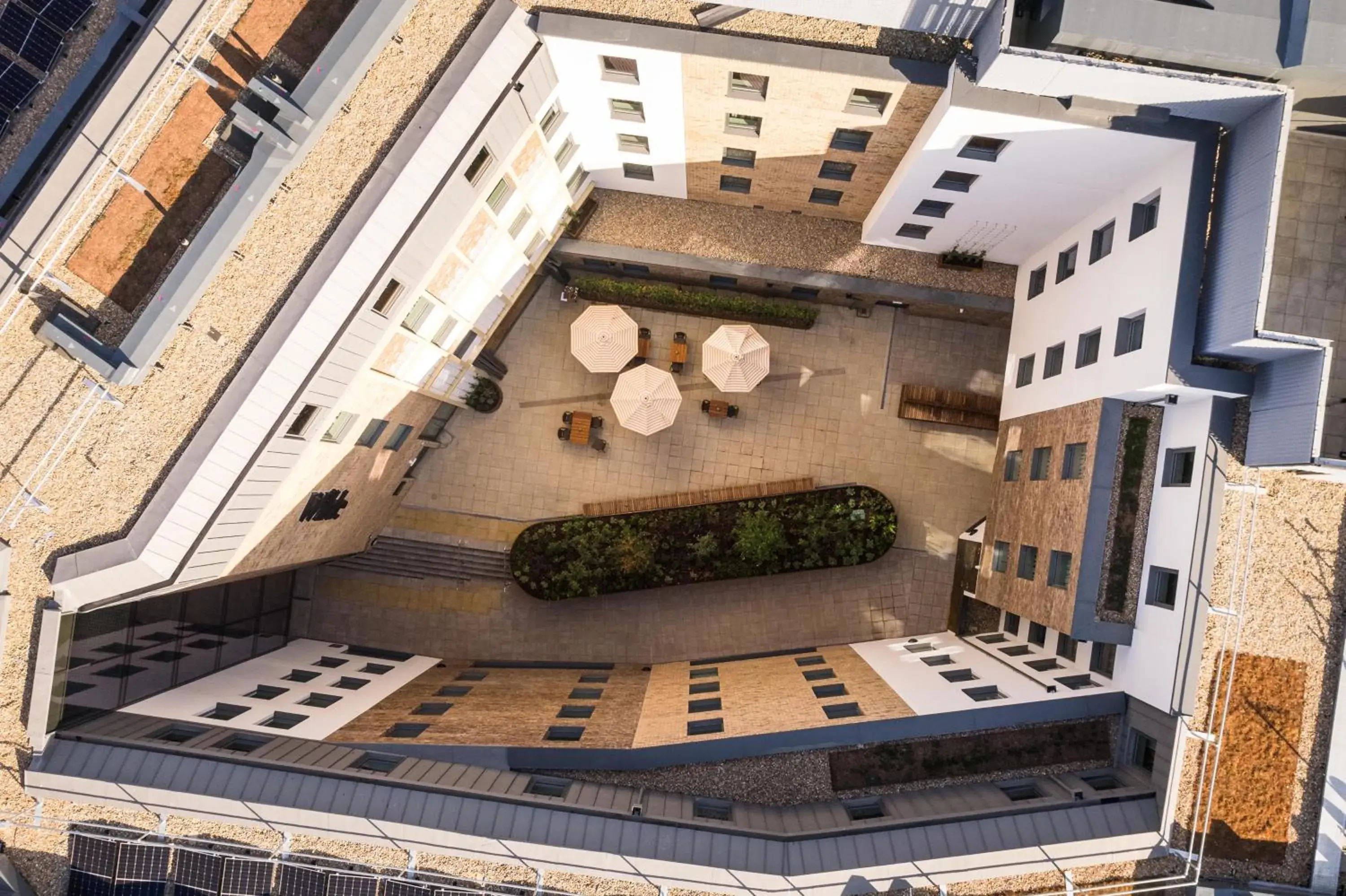 Inner courtyard view in Wilde Cambridge City Centre Inner courtyard view in Wilde Cambridge City Centre