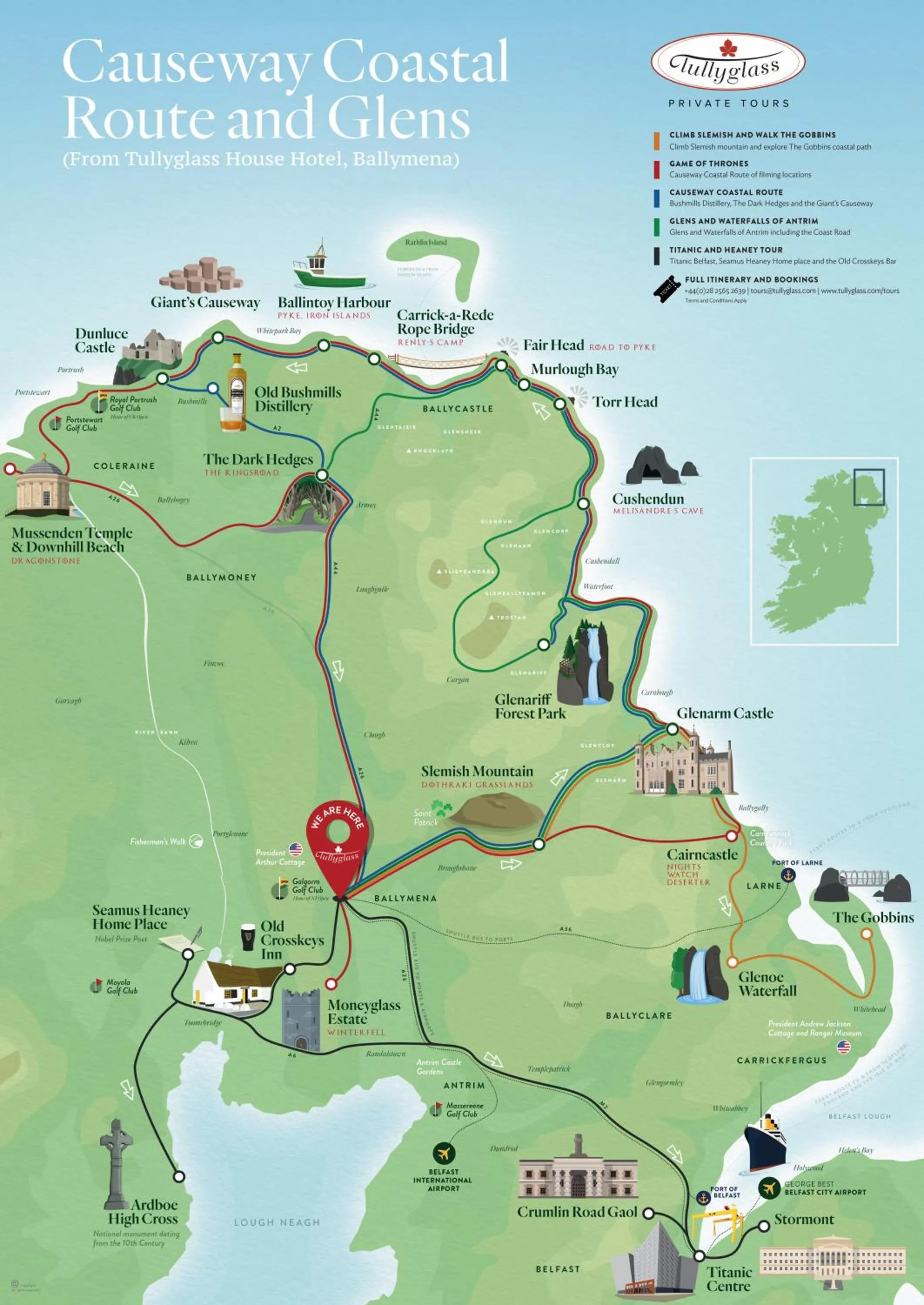 Off site in Tullyglass House Hotel