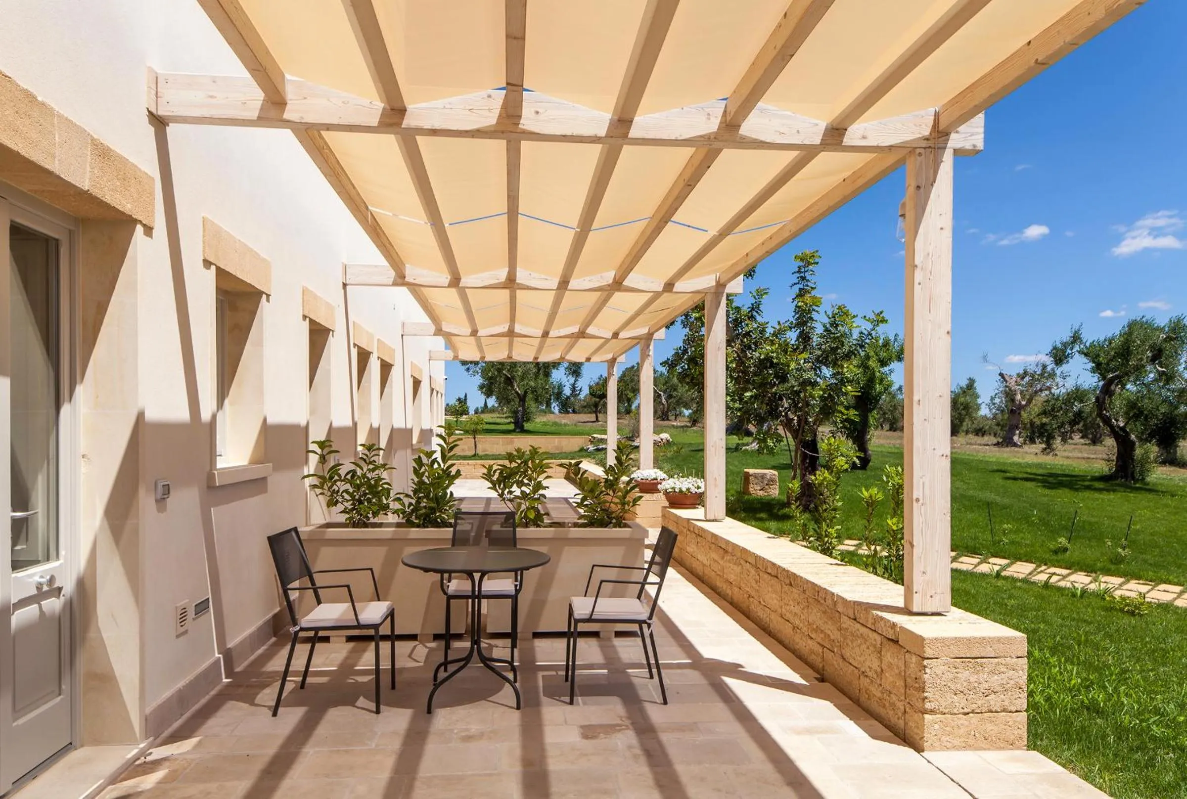 Patio in Tenuta Monticelli Bio Relais