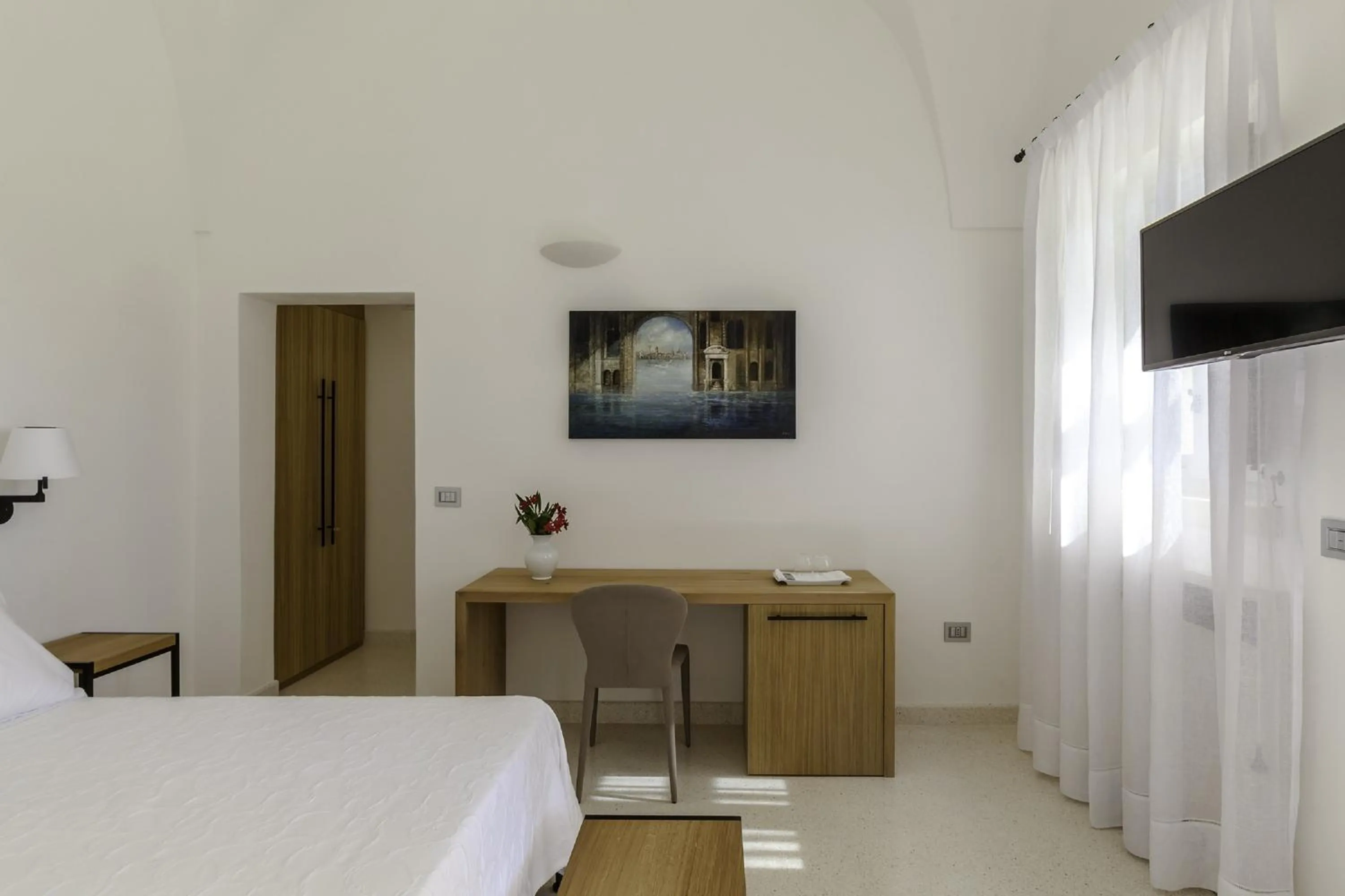 Bedroom, Bed in Tenuta Monticelli Bio Relais