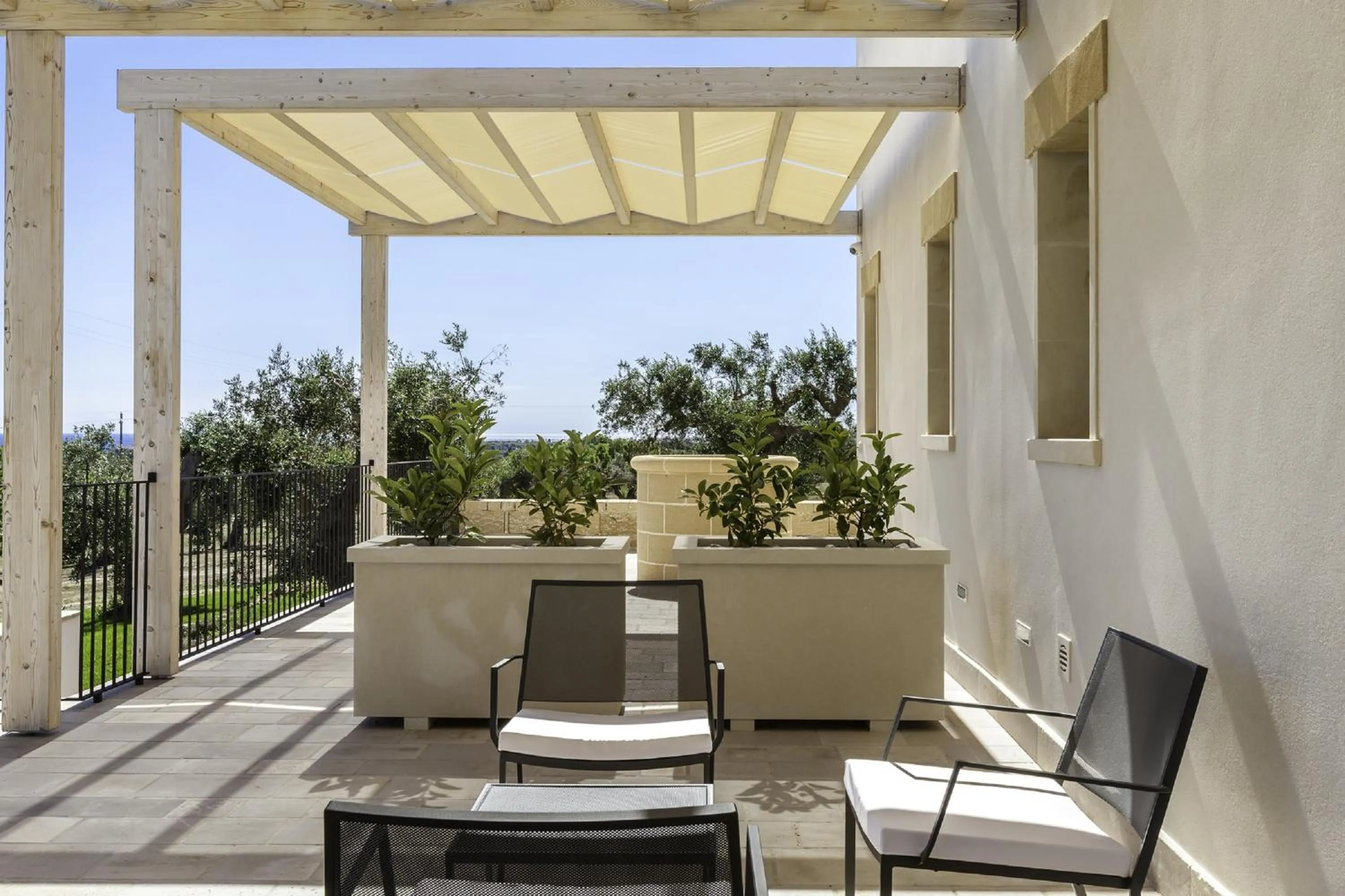 Patio in Tenuta Monticelli Bio Relais