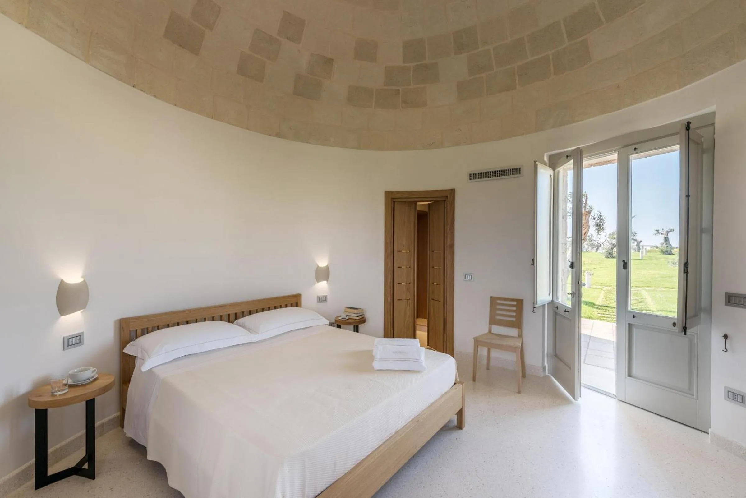 Photo of the whole room, Bed in Tenuta Monticelli Bio Relais