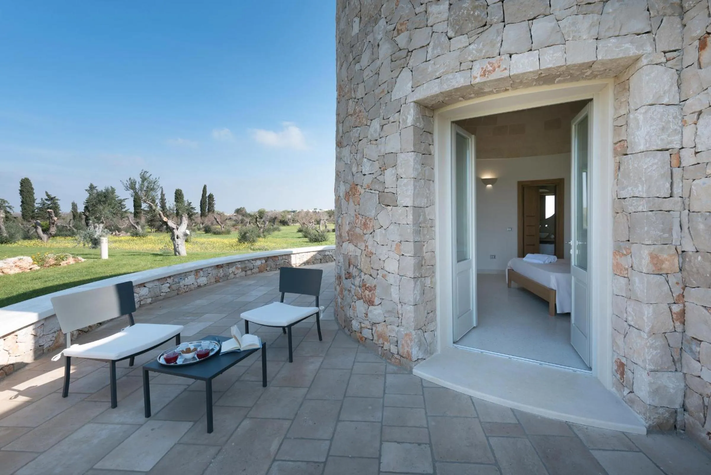 Garden in Tenuta Monticelli Bio Relais