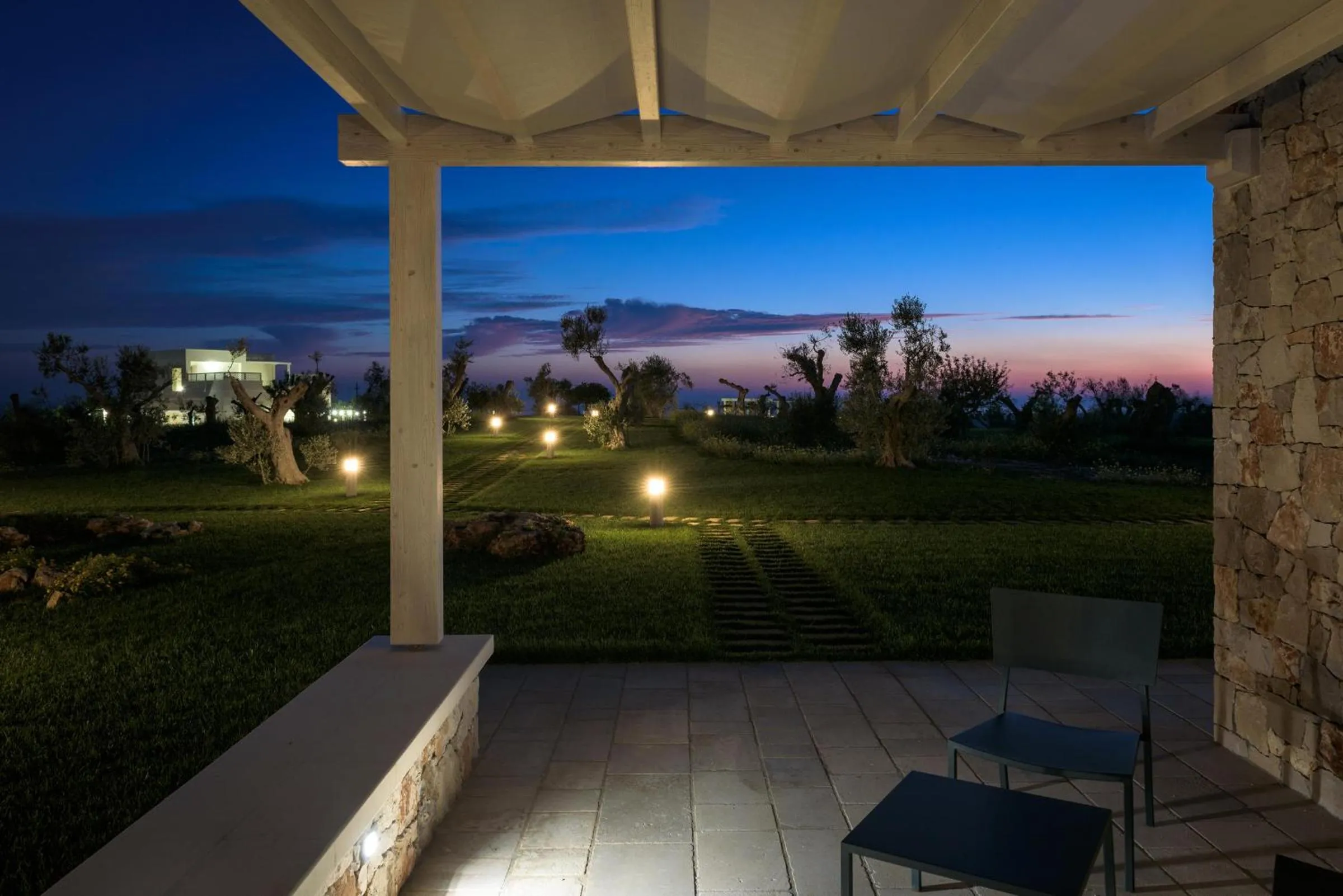 Garden in Tenuta Monticelli Bio Relais