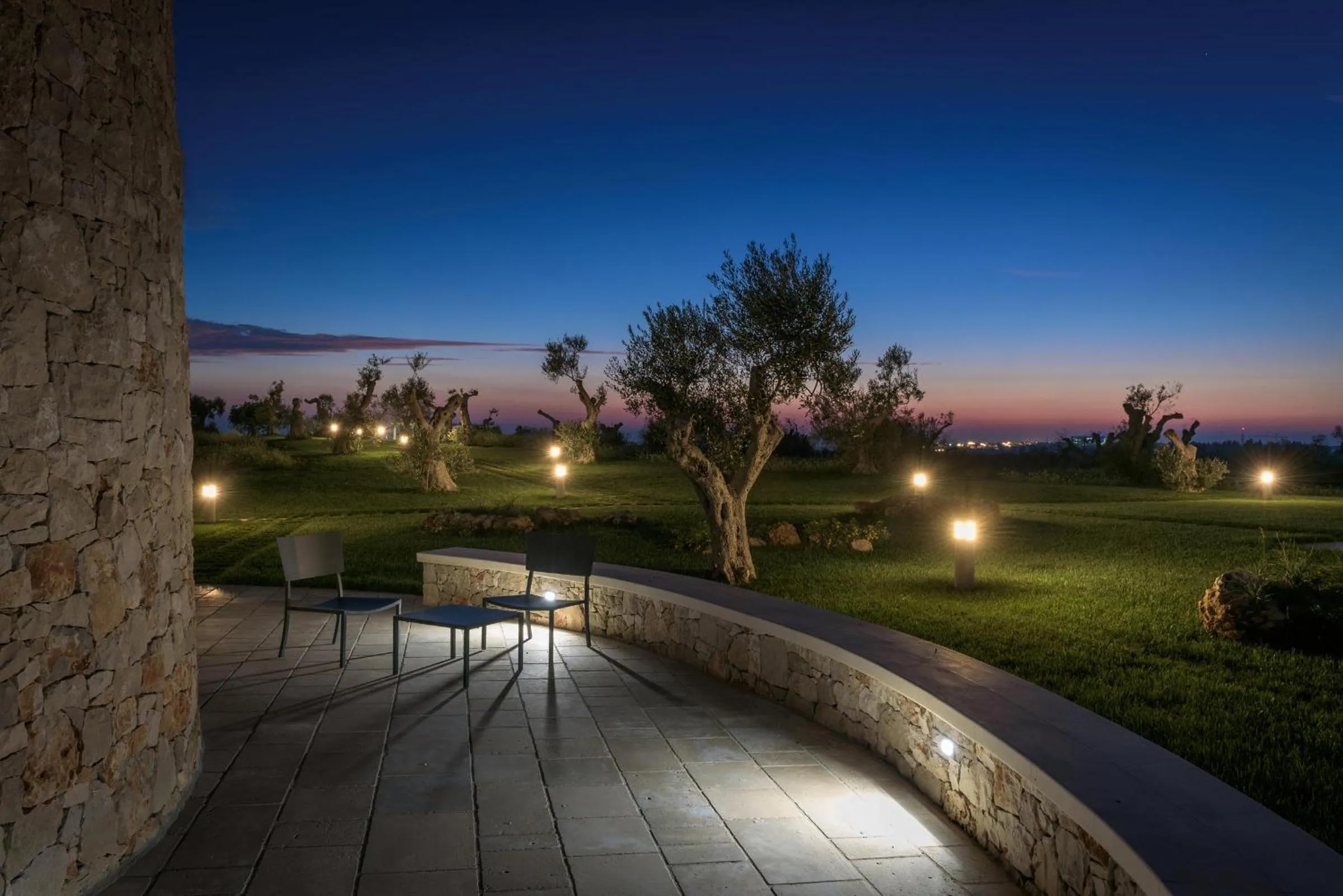 Garden in Tenuta Monticelli Bio Relais