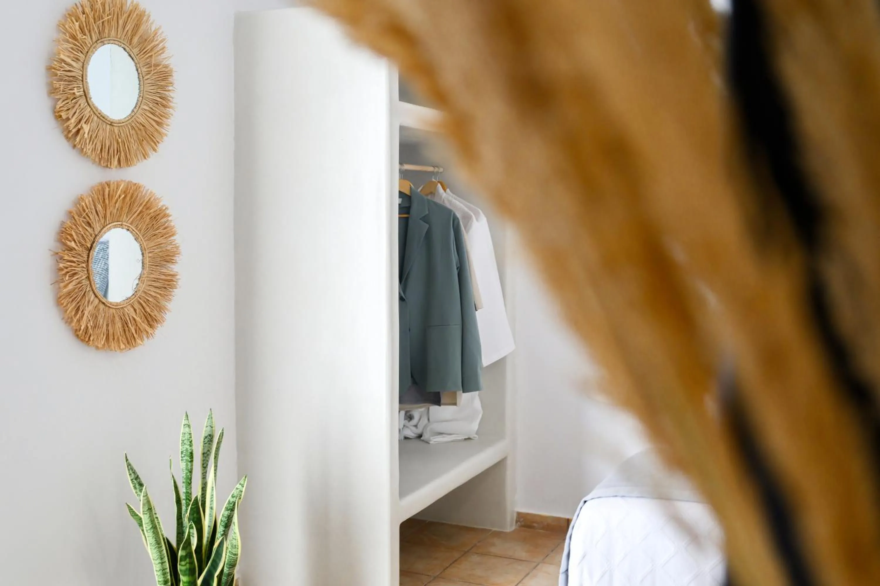 wardrobe in Blue Heart Luxury Suites