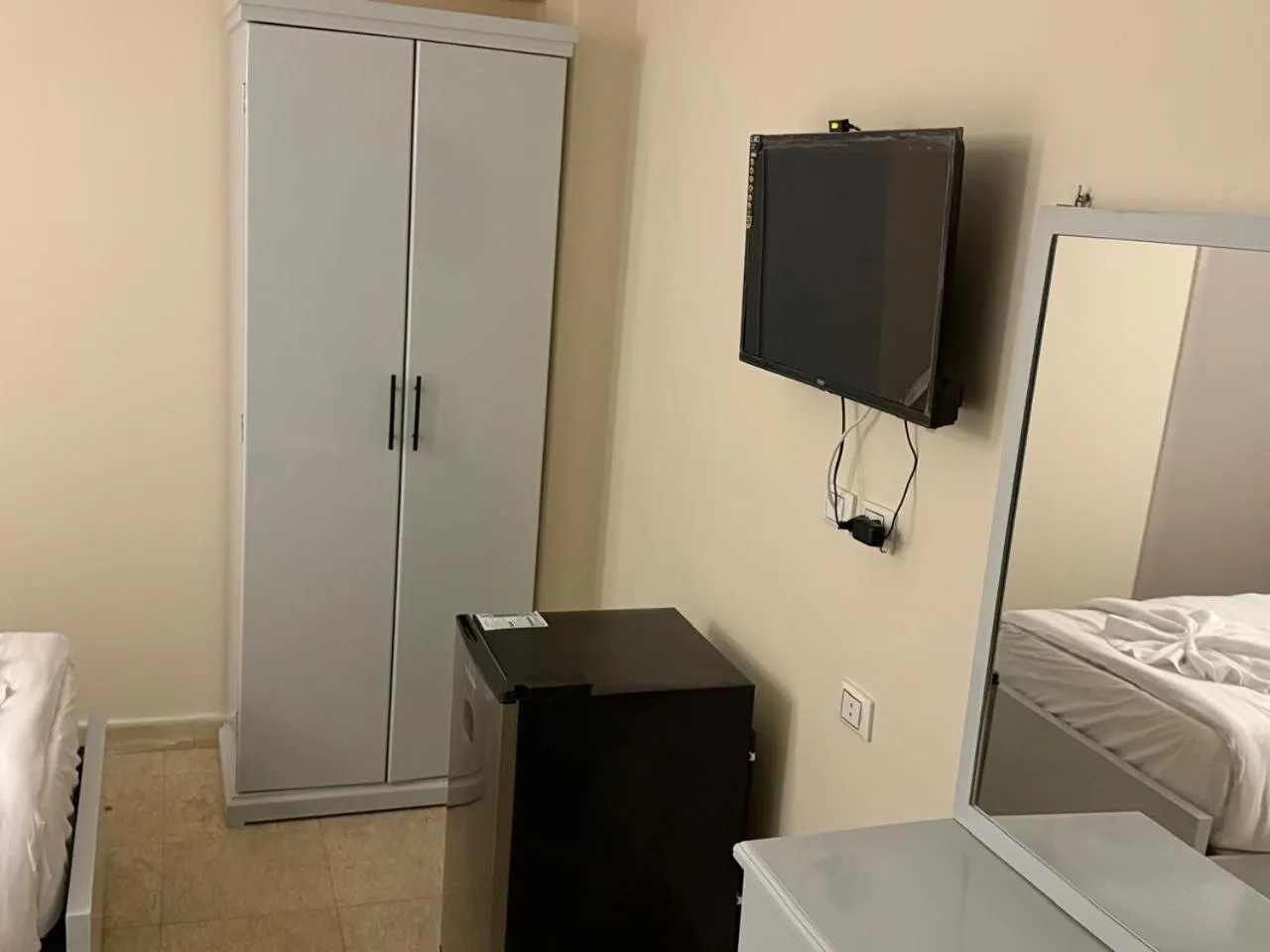 Bed in Sky light hotel