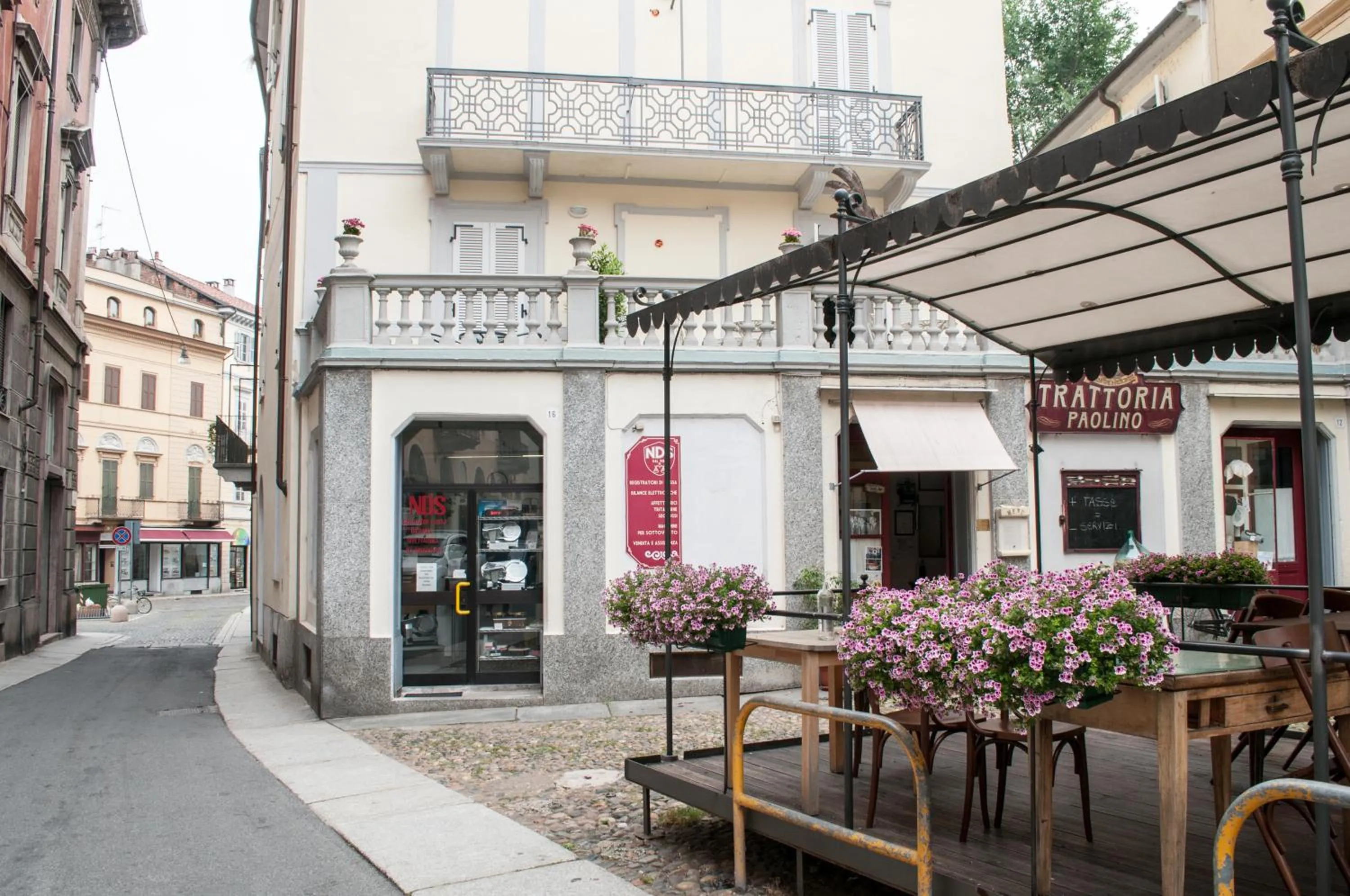 Property building in La Terrazza Vercelli Bed & Charme