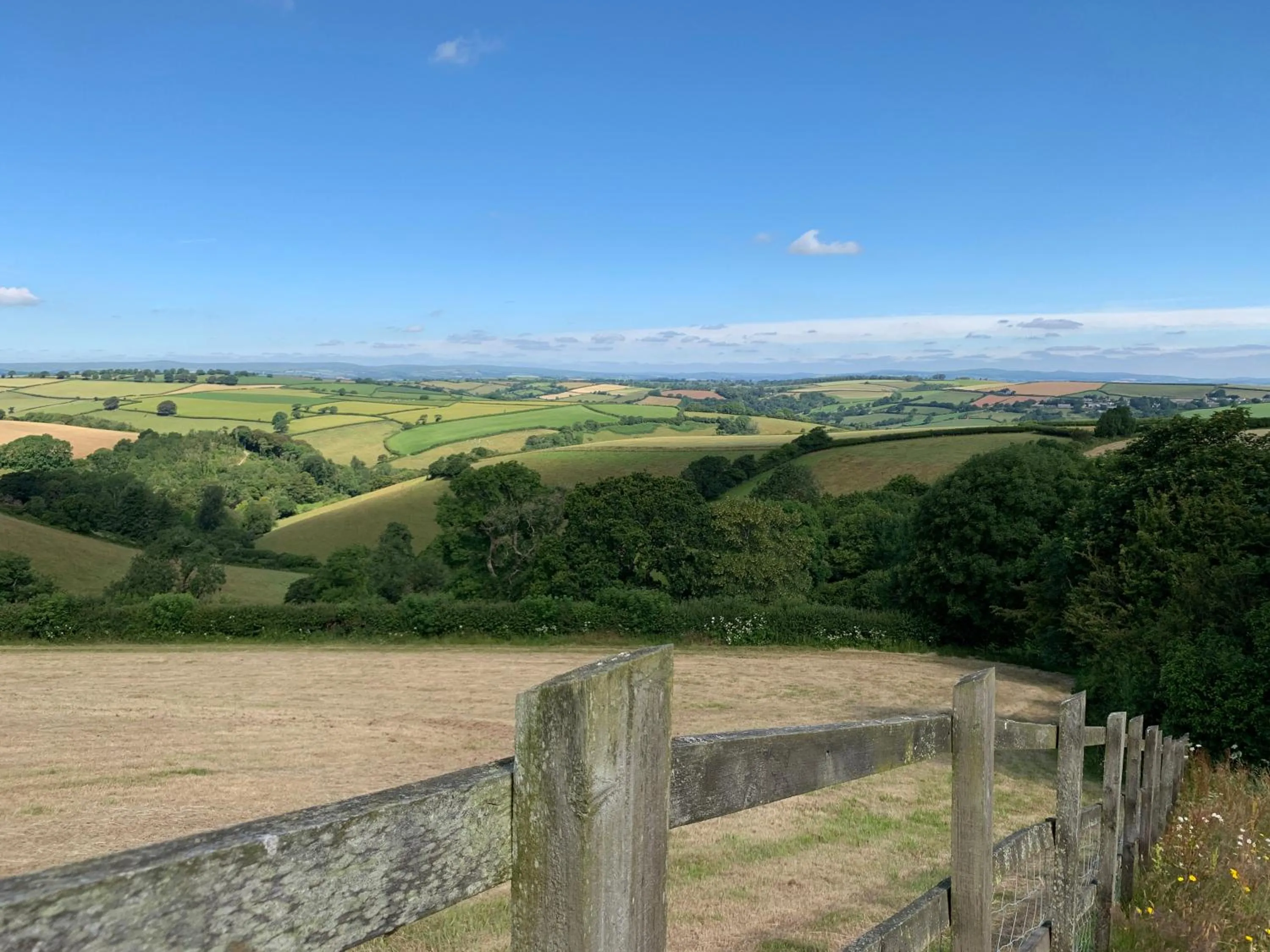 Natural landscape in Kerswell Farmhouse