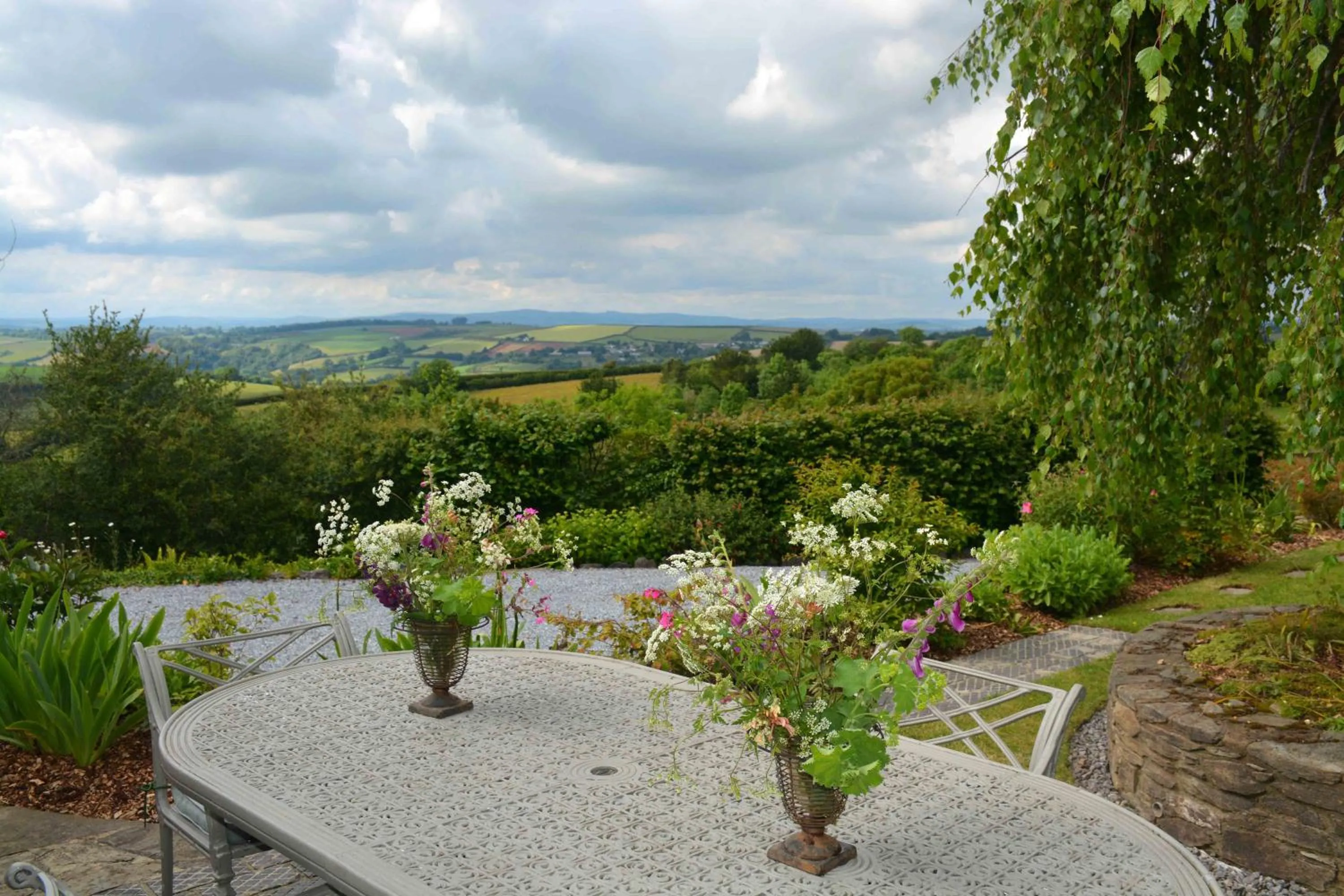 Garden in Kerswell Farmhouse