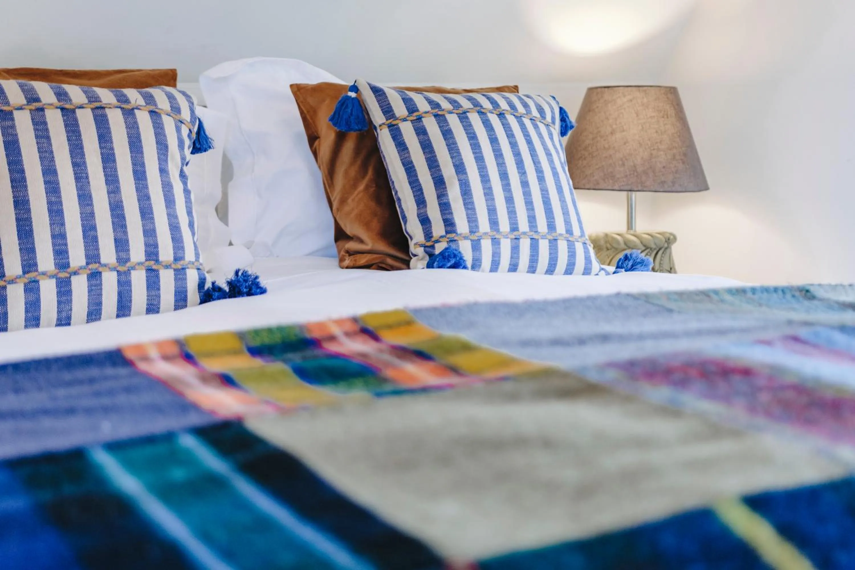 Bed in The Gin Trap Inn