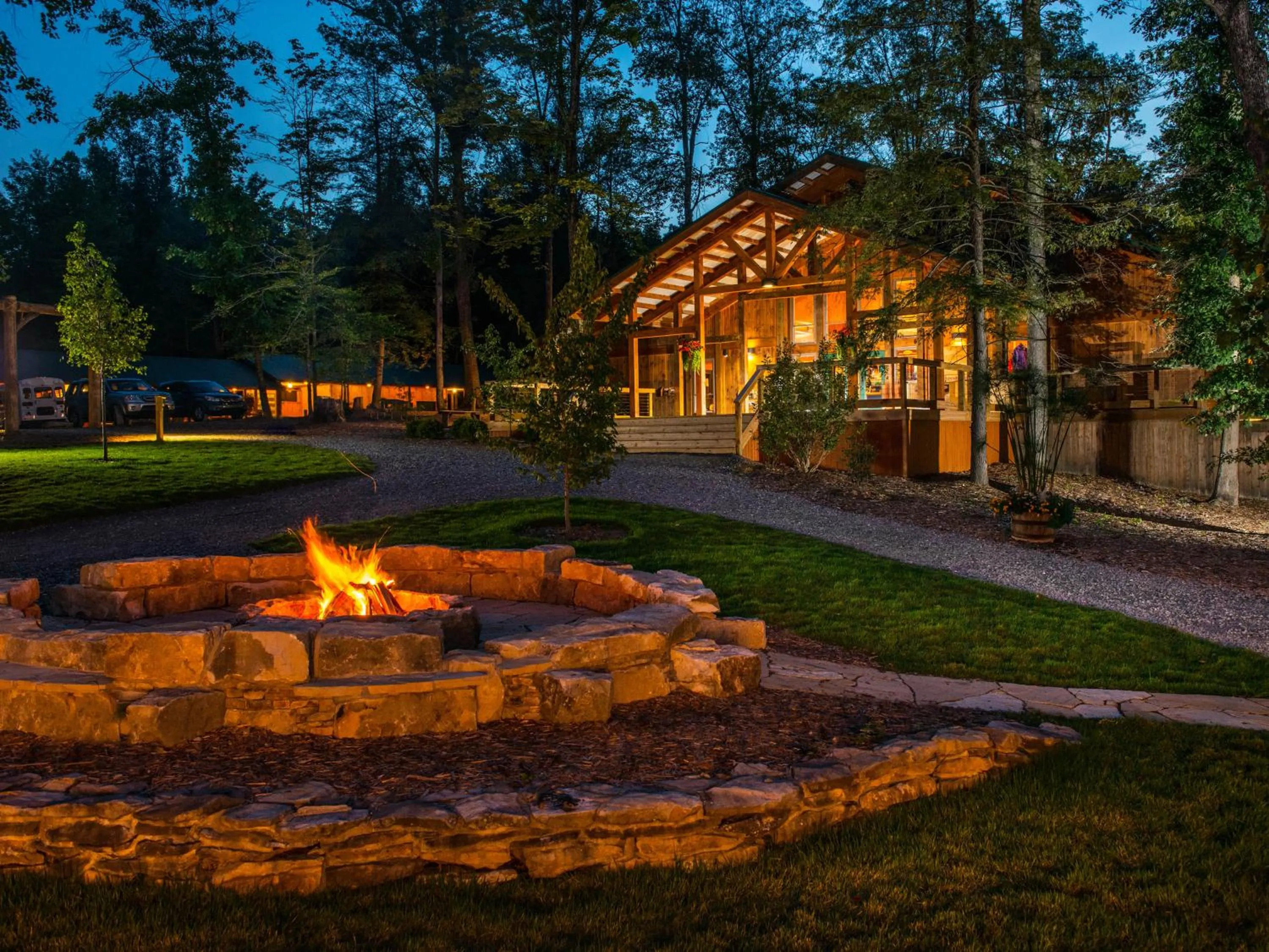 Evening entertainment in Adventures on the Gorge