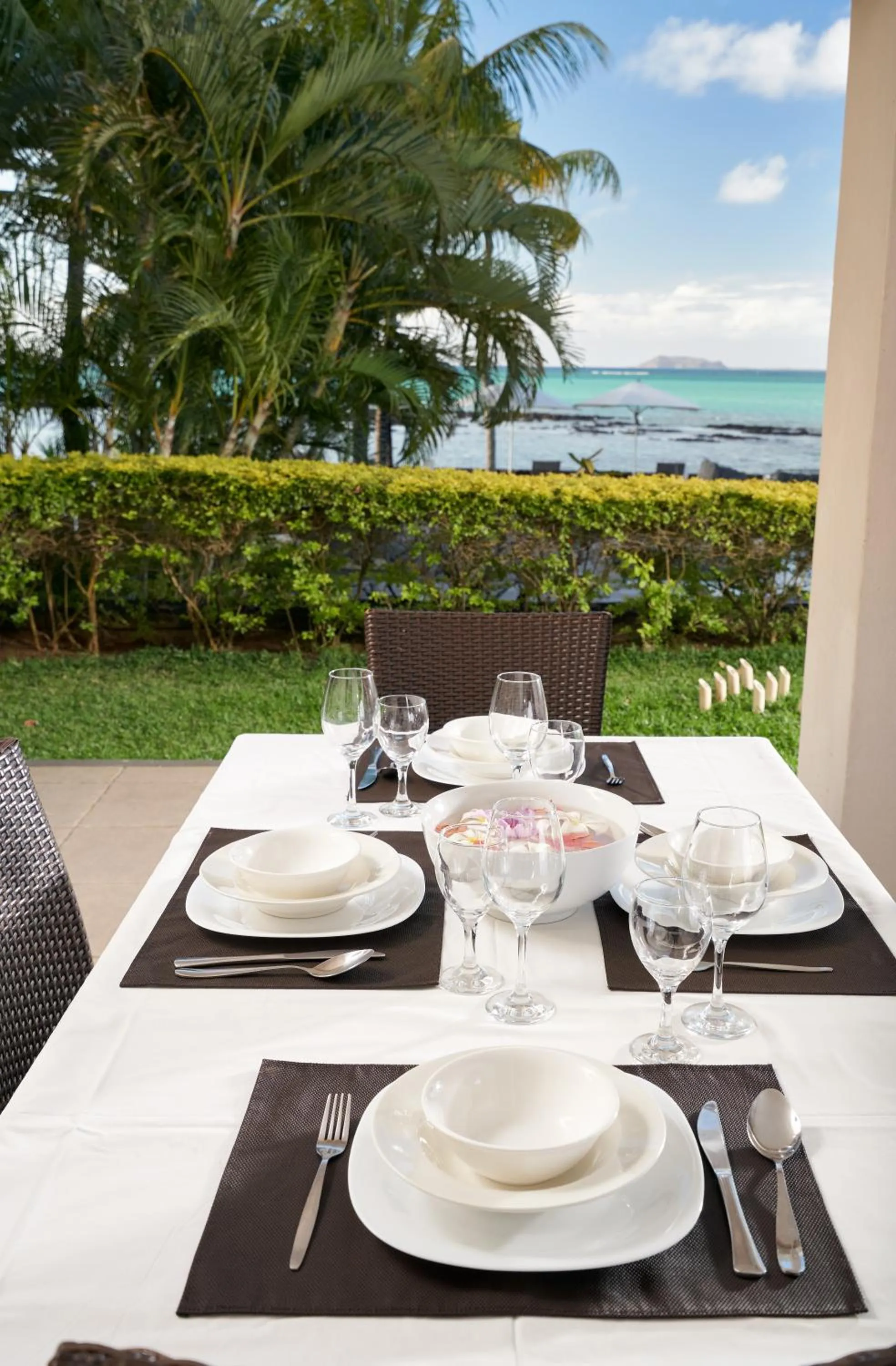 Balcony/Terrace in Cape Point Seafront by LOV Mauritius