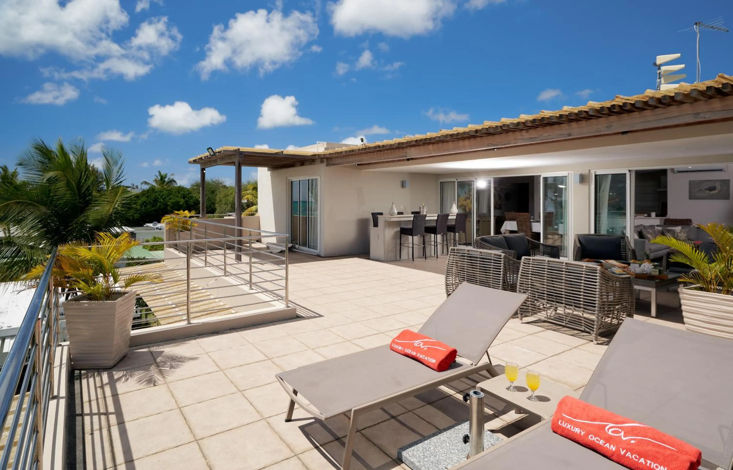 Balcony/Terrace in Cape Point Seafront by LOV Mauritius