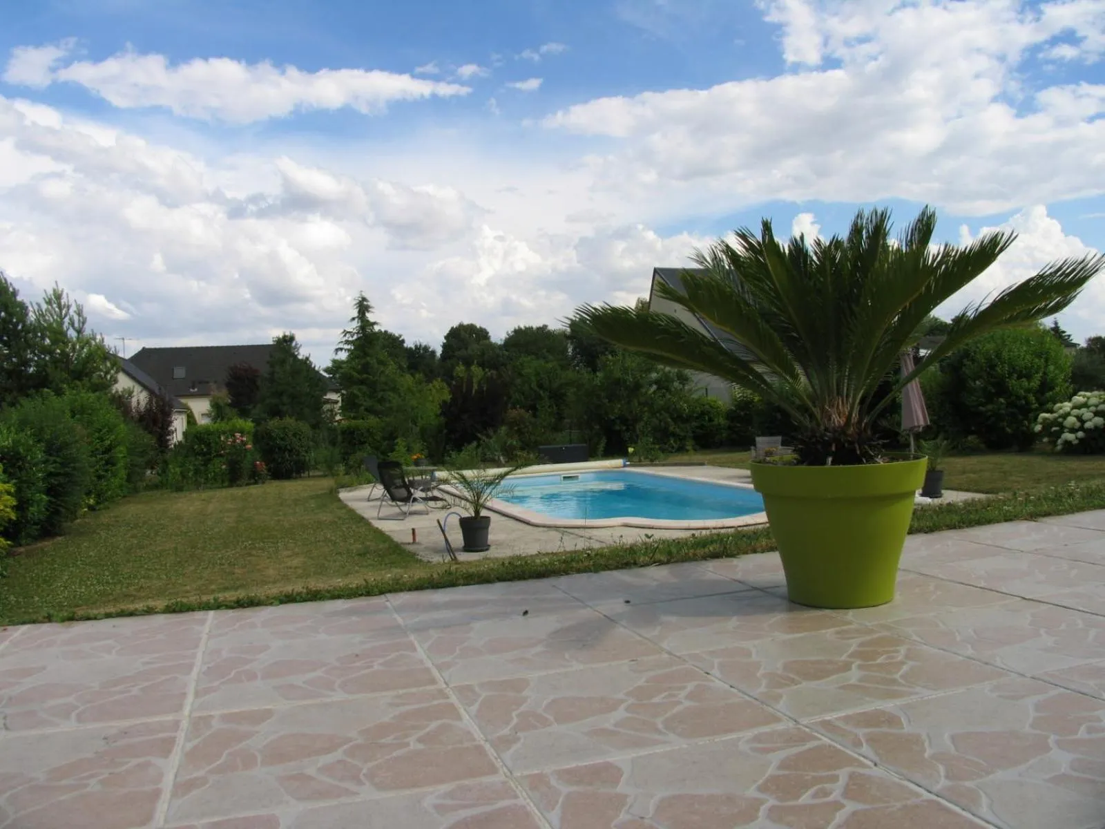 Pool view in L'Escapade