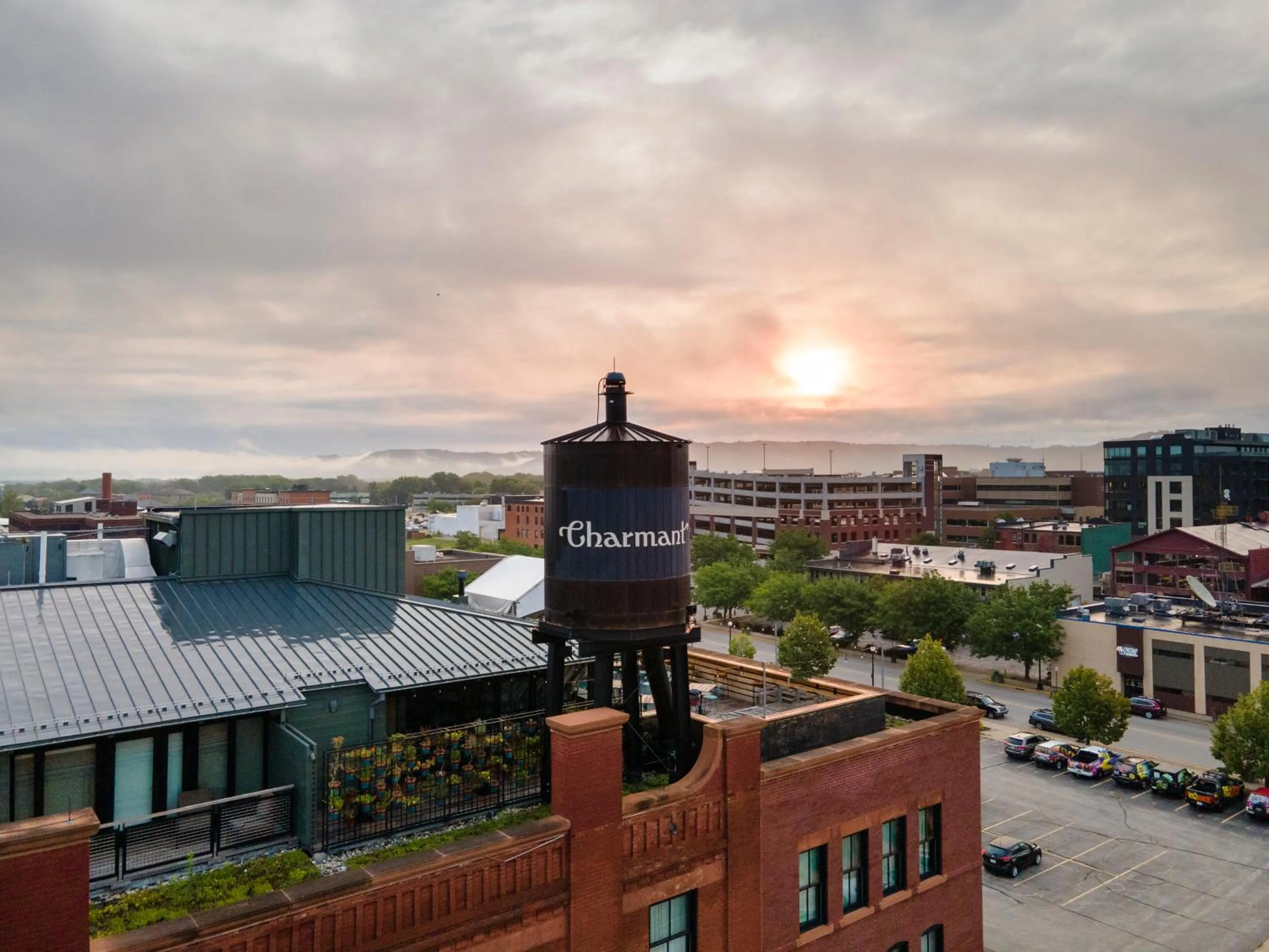 Bird's eye view in The Charmant Hotel