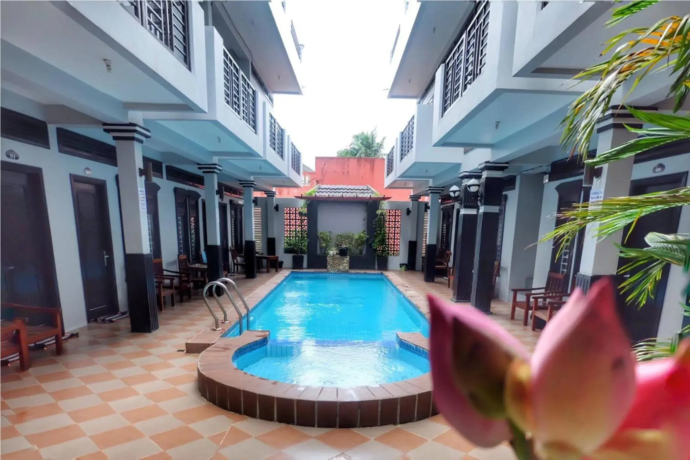 Pool view in VIBOLA Guesthouse Pool view in VIBOLA Guesthouse