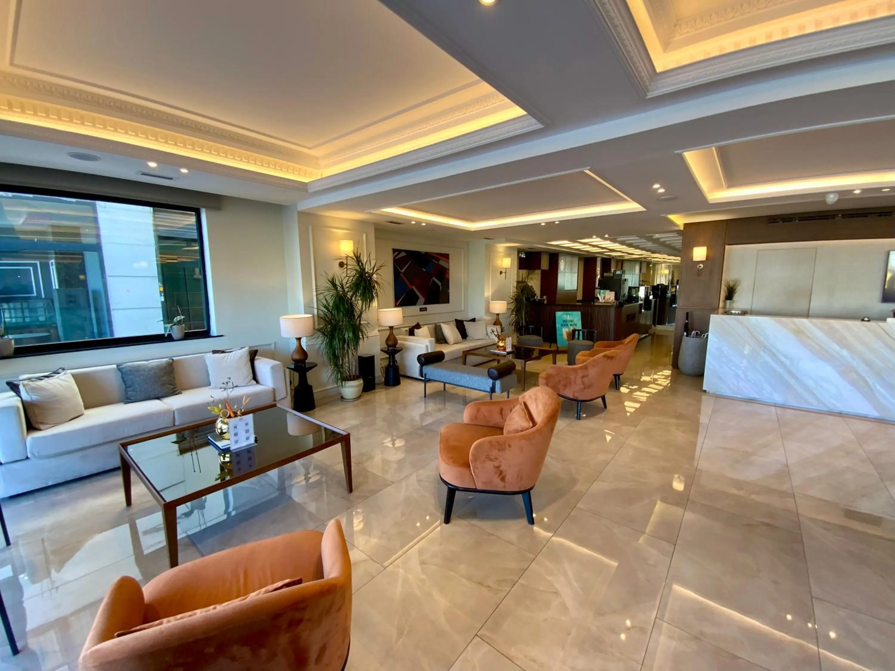 Seating area in The Biancho Hotel Pera