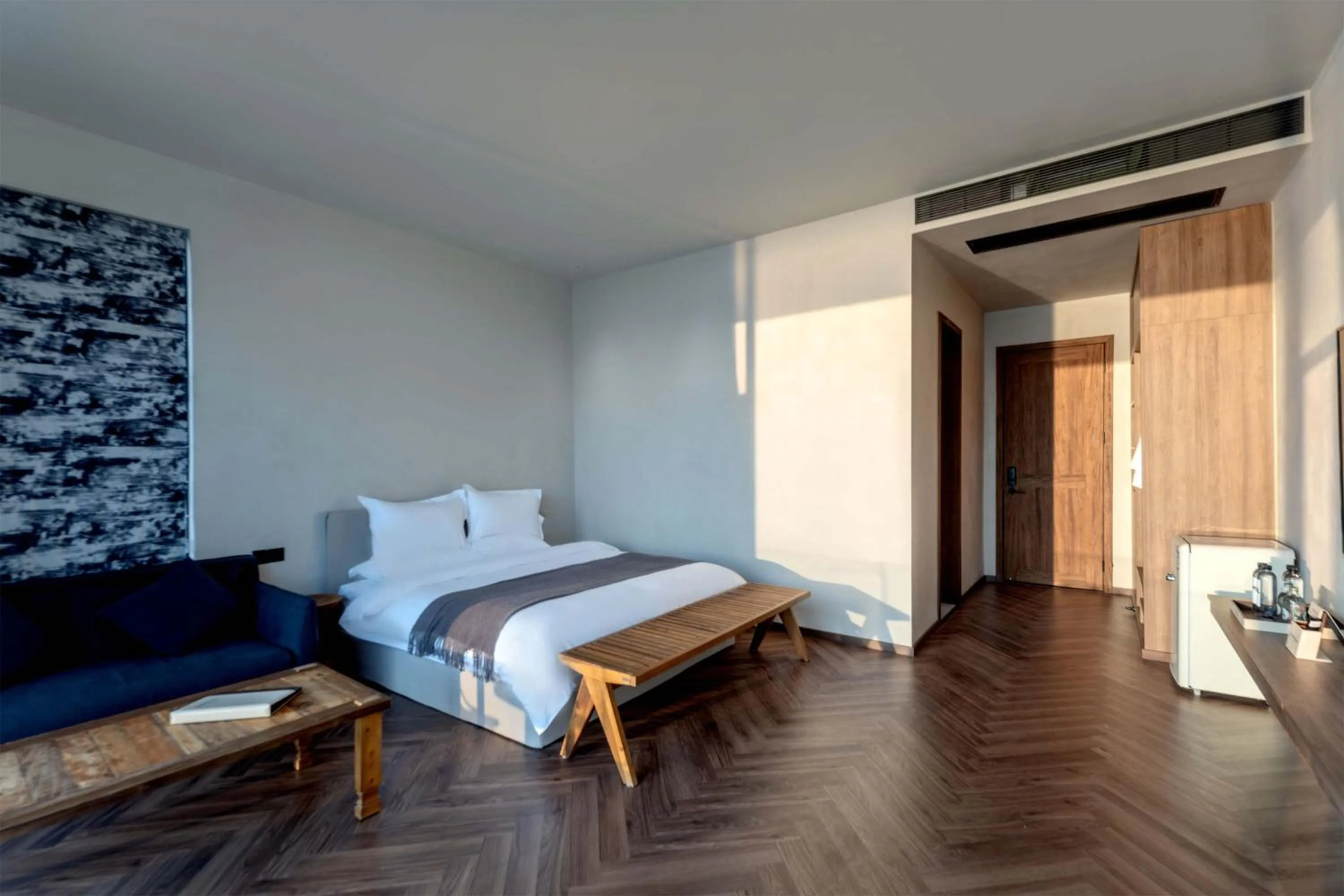 Bed in Dali Qingmai Seaview Resort