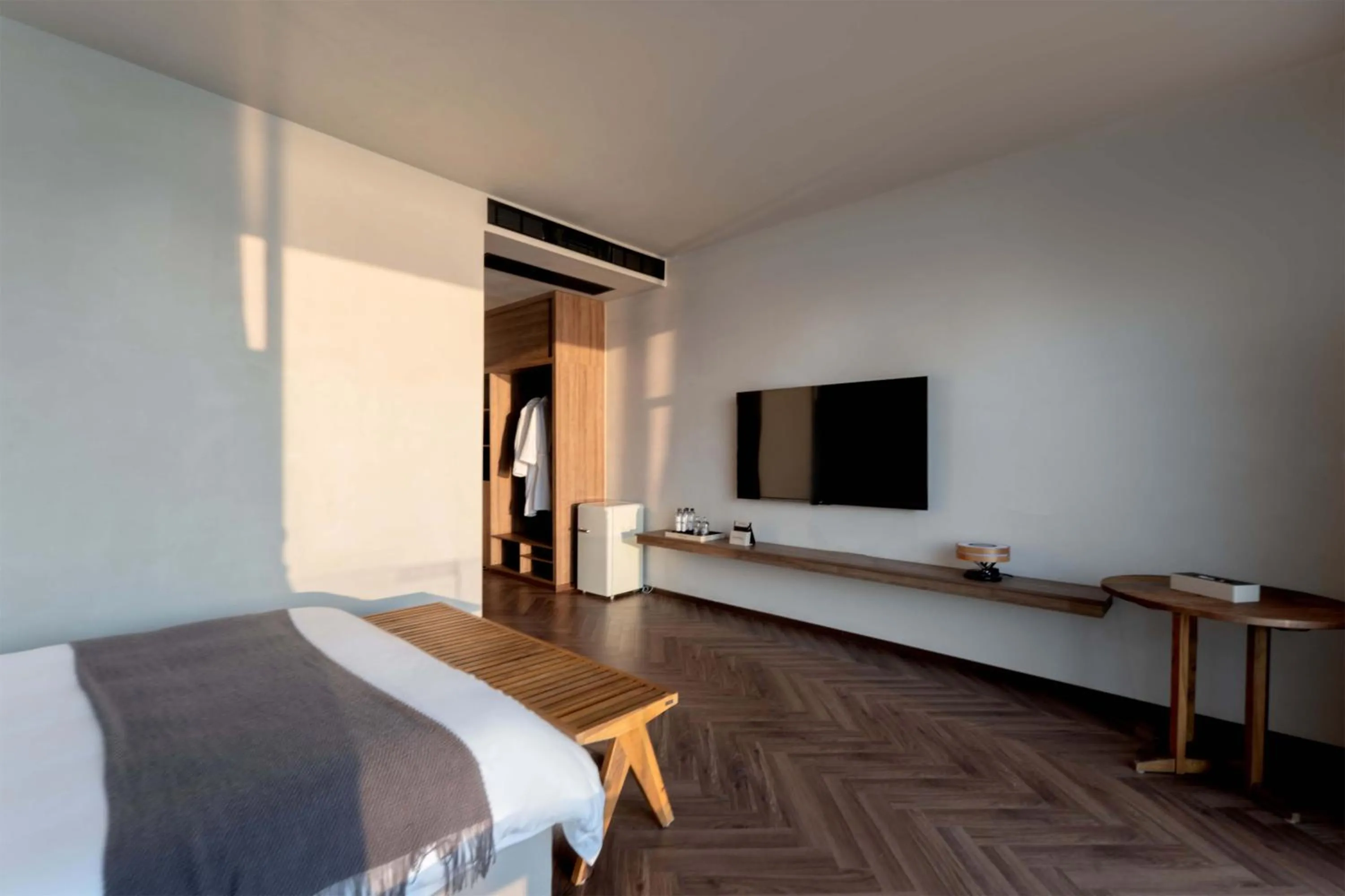 Bed in Dali Qingmai Seaview Resort