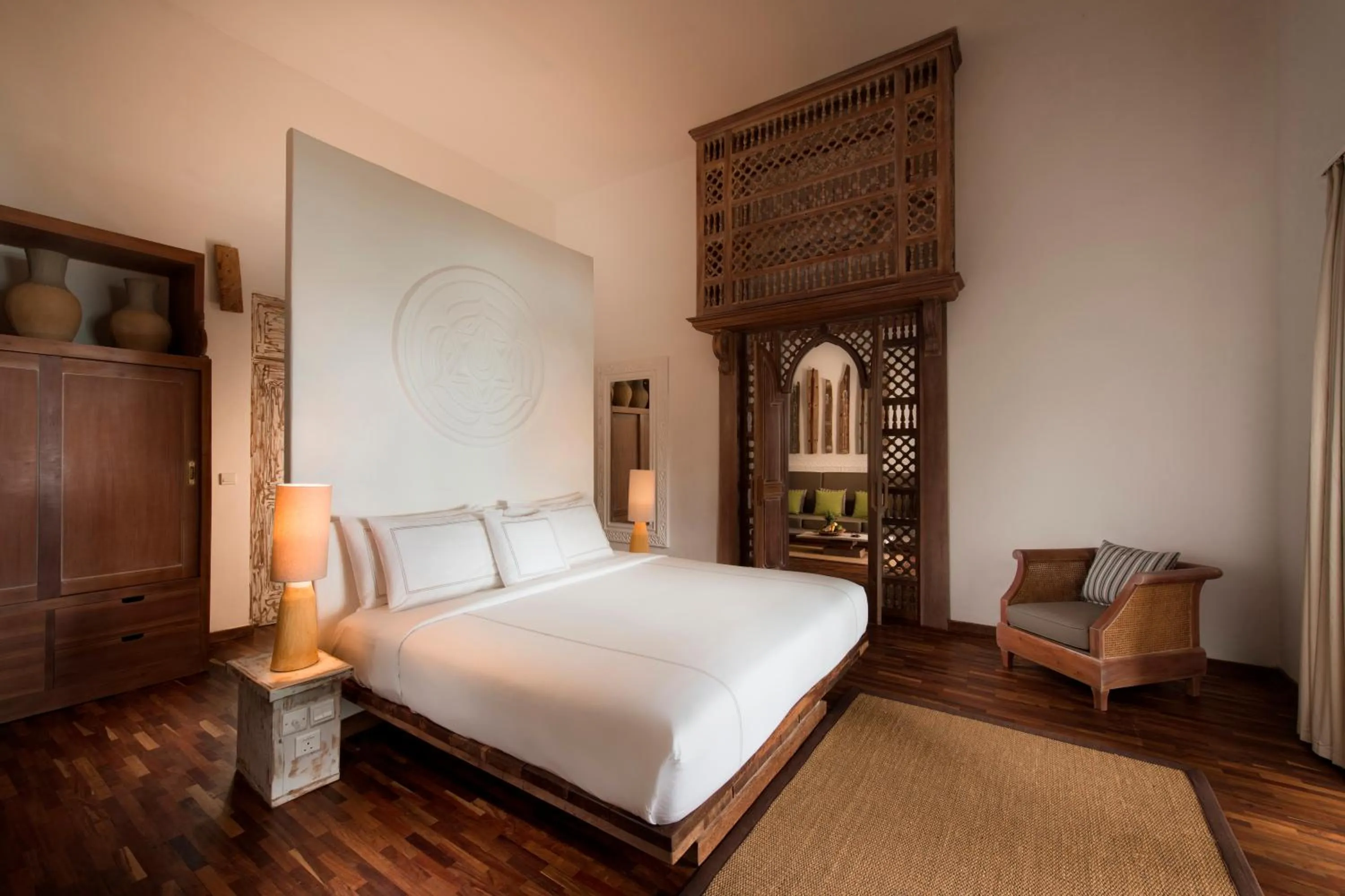 Bed in The Aiyana Resort & Spa