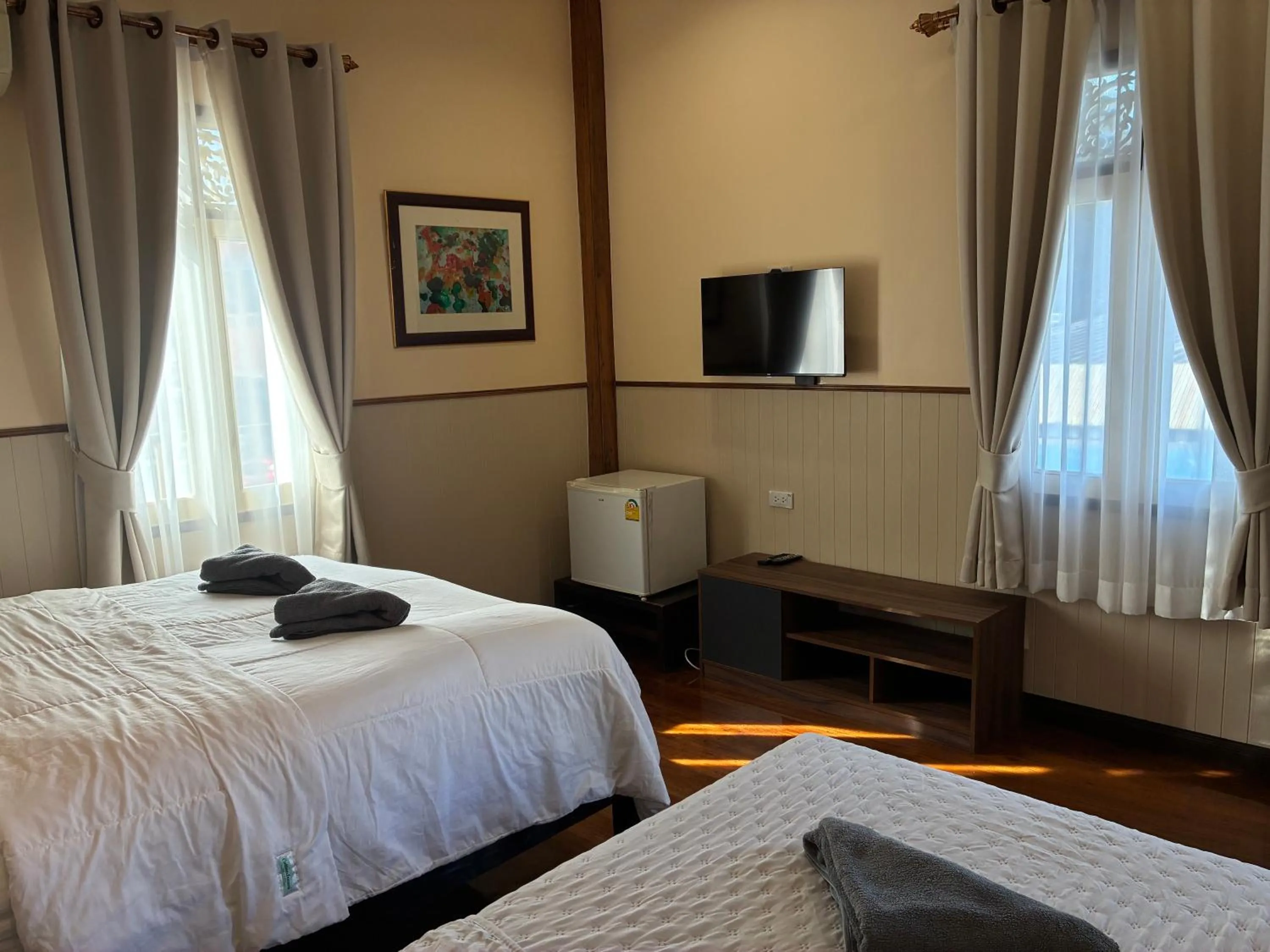 Bed in Noom Guesthouse