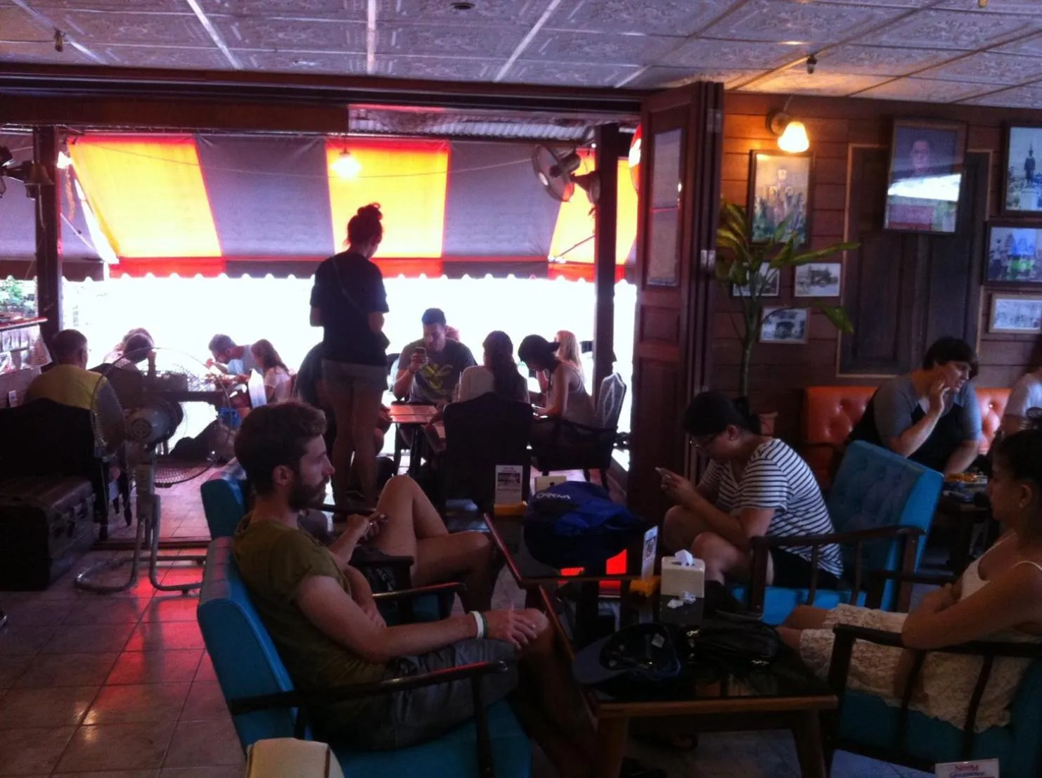 group of guests in Noom Guesthouse