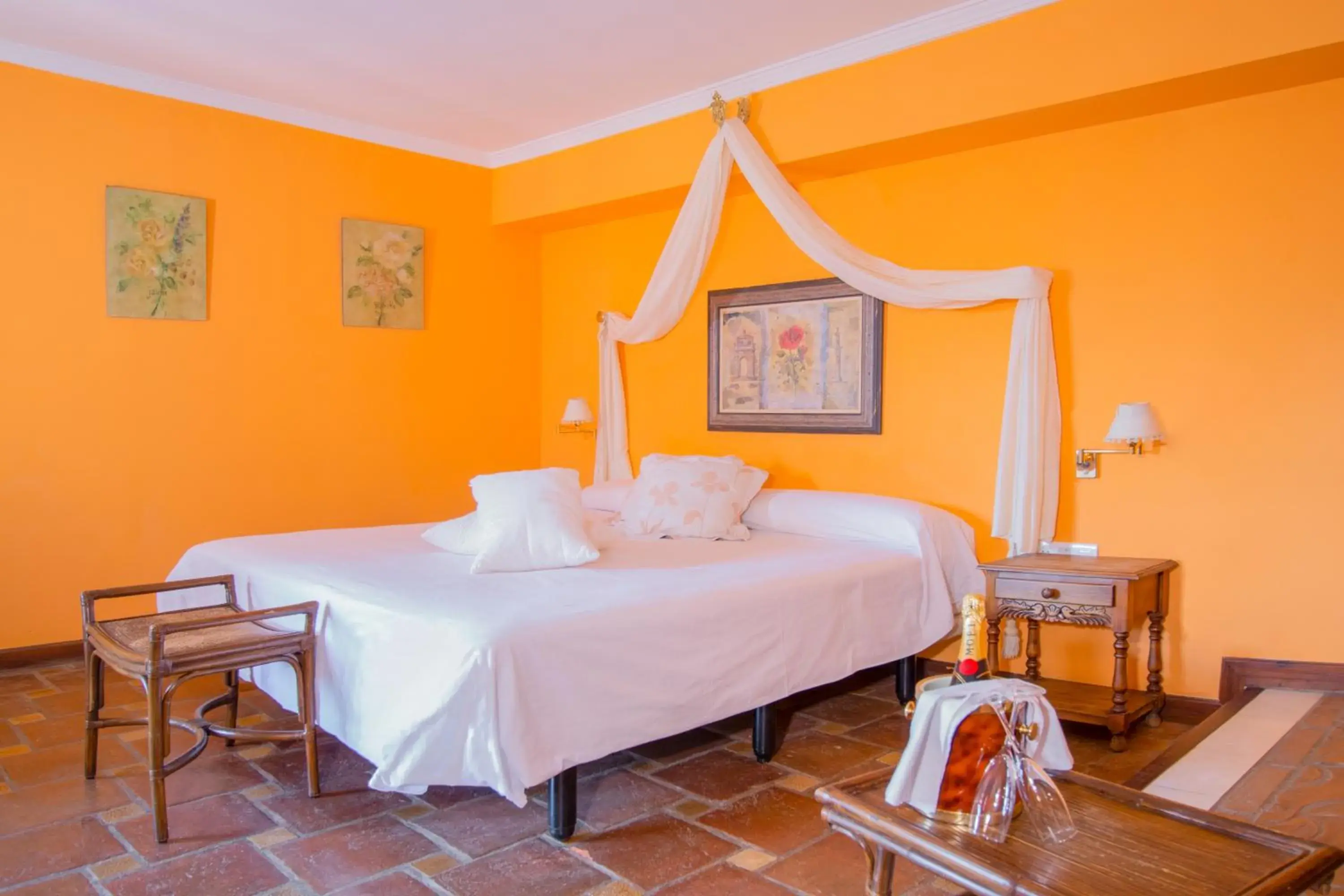 Bed in Hospederia del Zenete Bed in Hospederia del Zenete