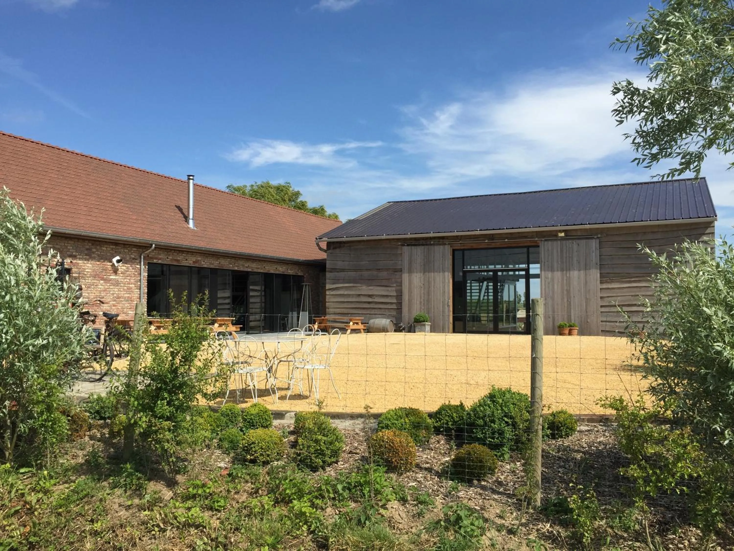 Facade/entrance in Eeuwenhout vakantiedomein