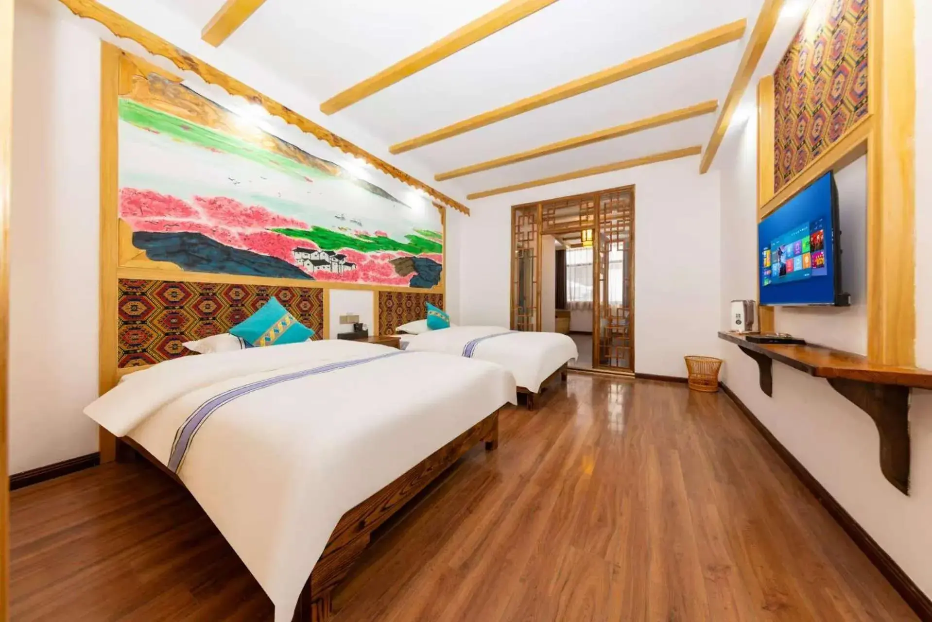 Photo of the whole room, Bed in Hotel California Zhangjiajie Photo of the whole room, Bed in Hotel California Zhangjiajie