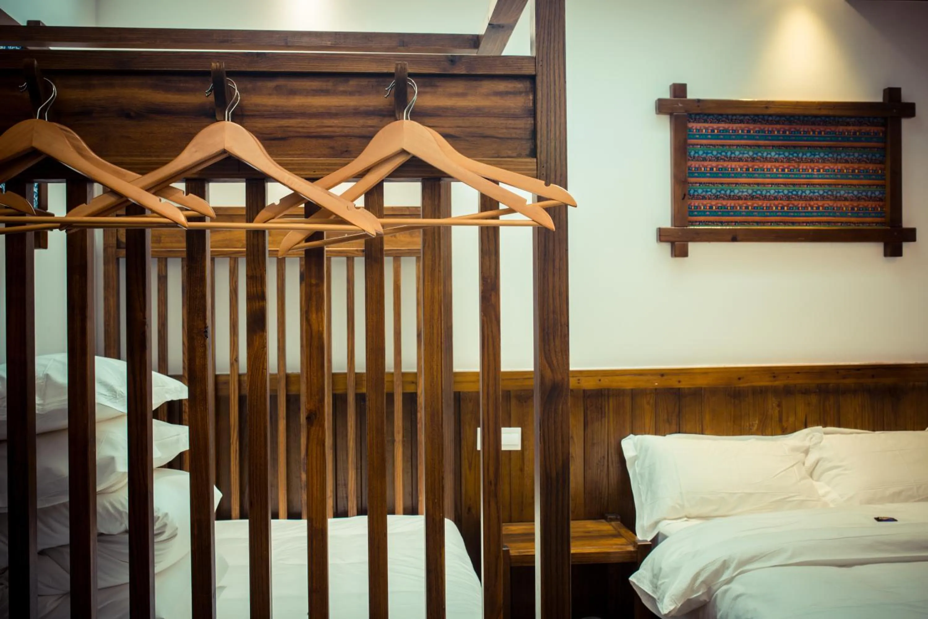 Decorative detail, Bed in Hotel California Zhangjiajie