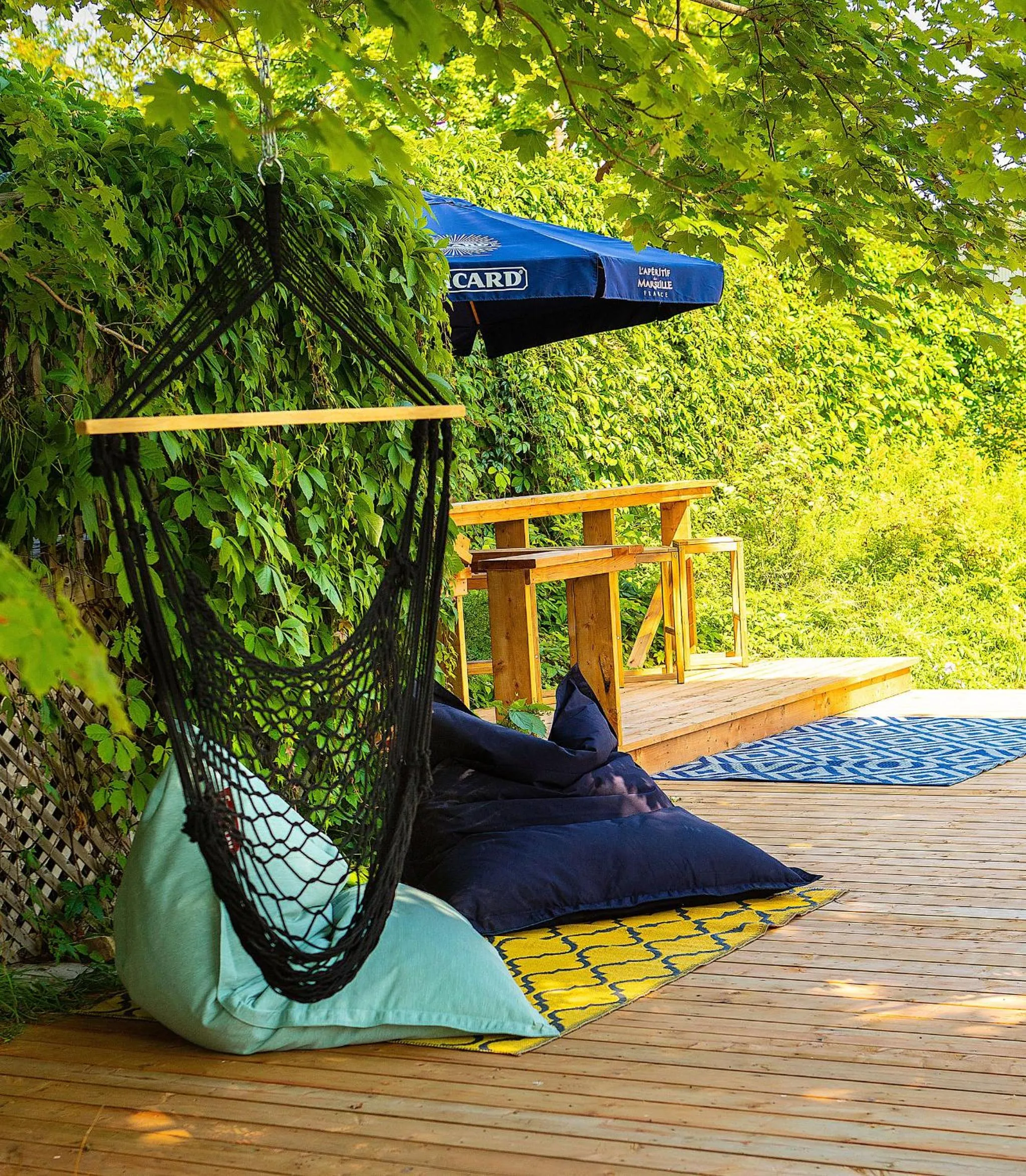 Patio in Auberge Sous les Arbres
