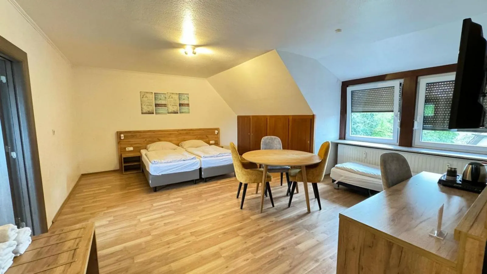 Bed in Hotel Rennekamp