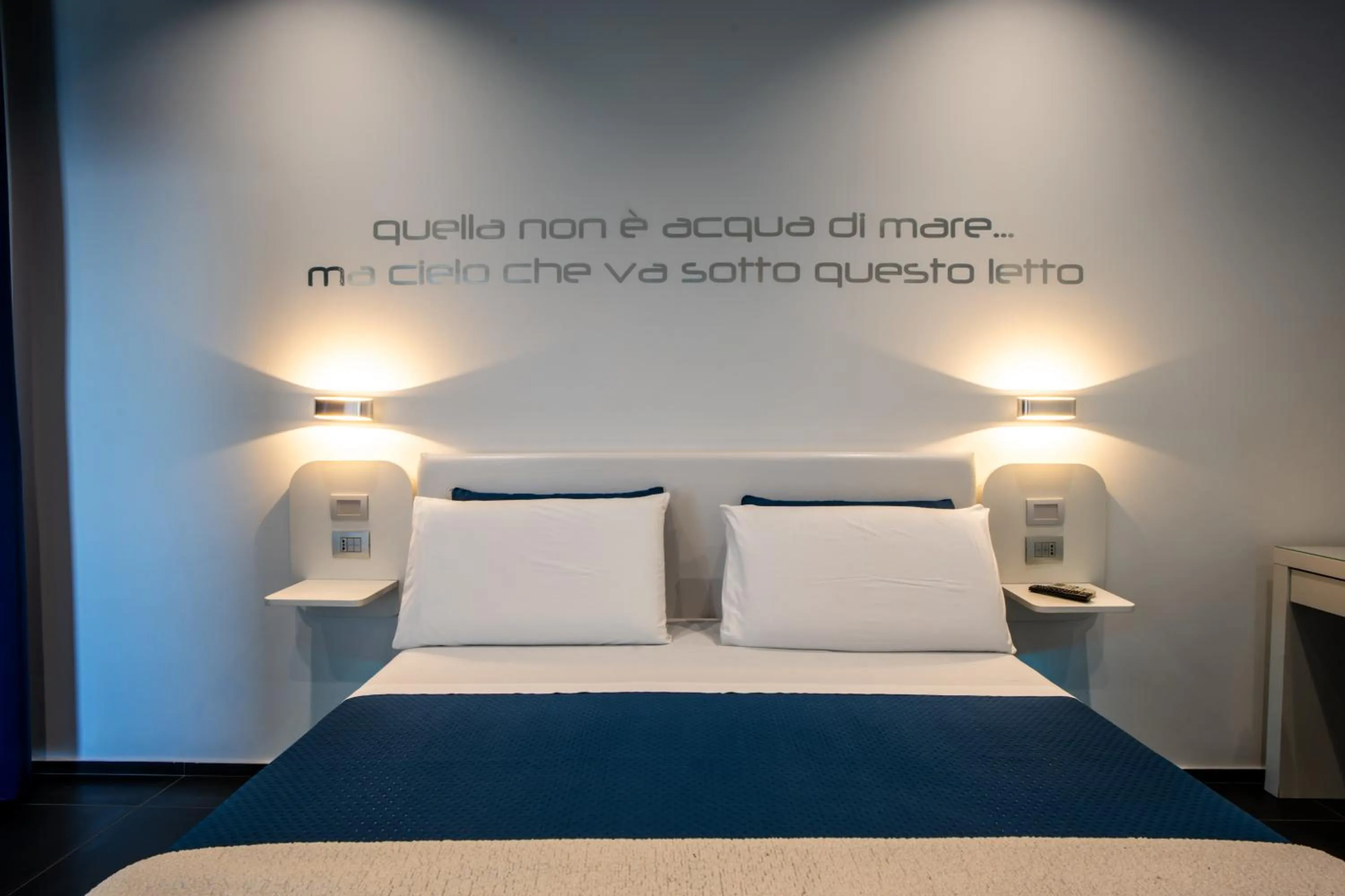 Bed in Skyhouse Beverello