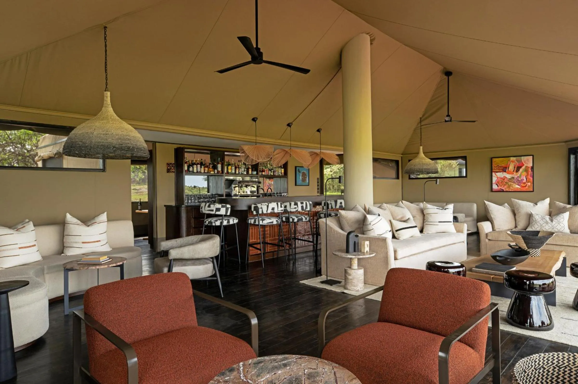 Lounge or bar in Mahali Mzuri