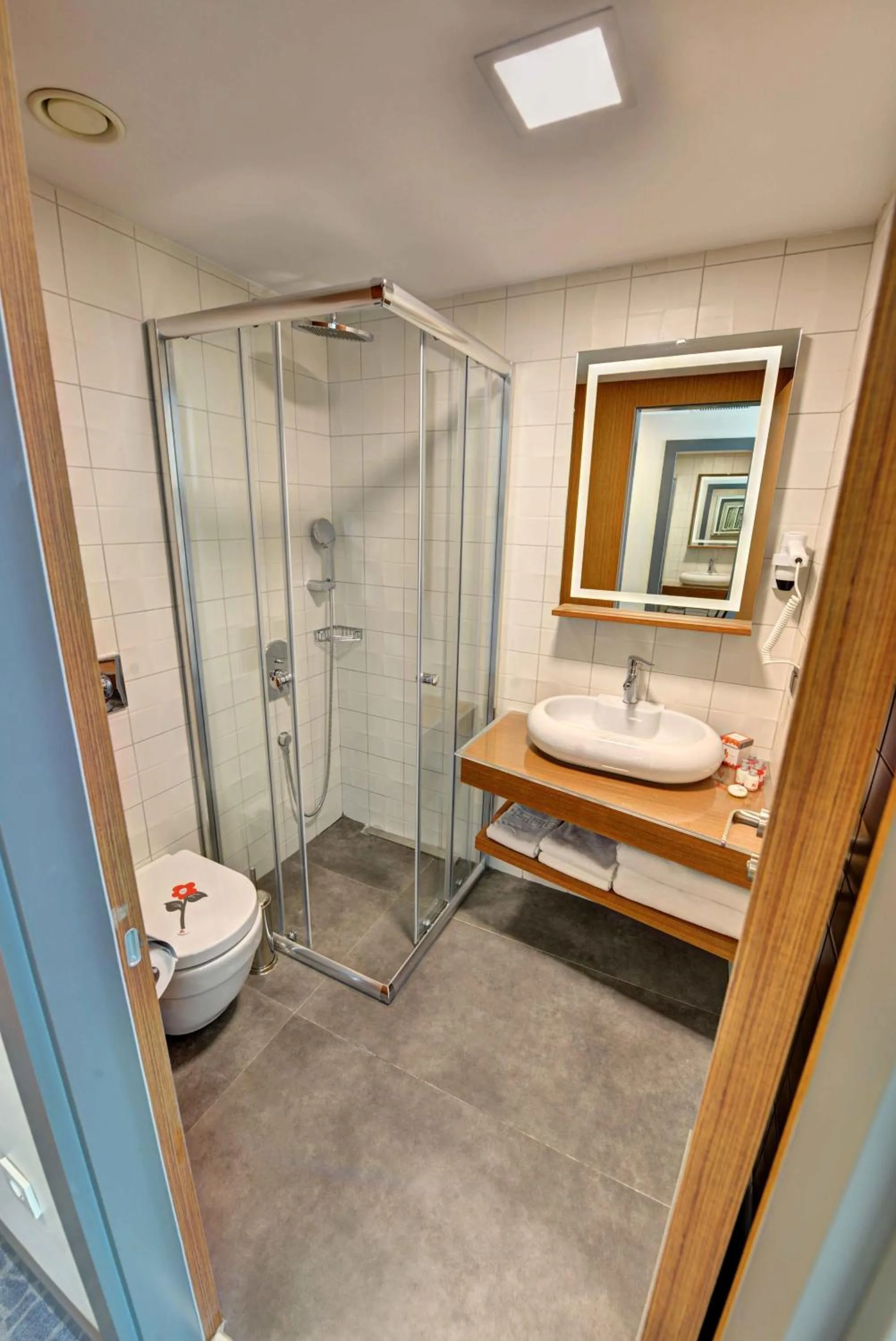 Shower in All Inn Hotel