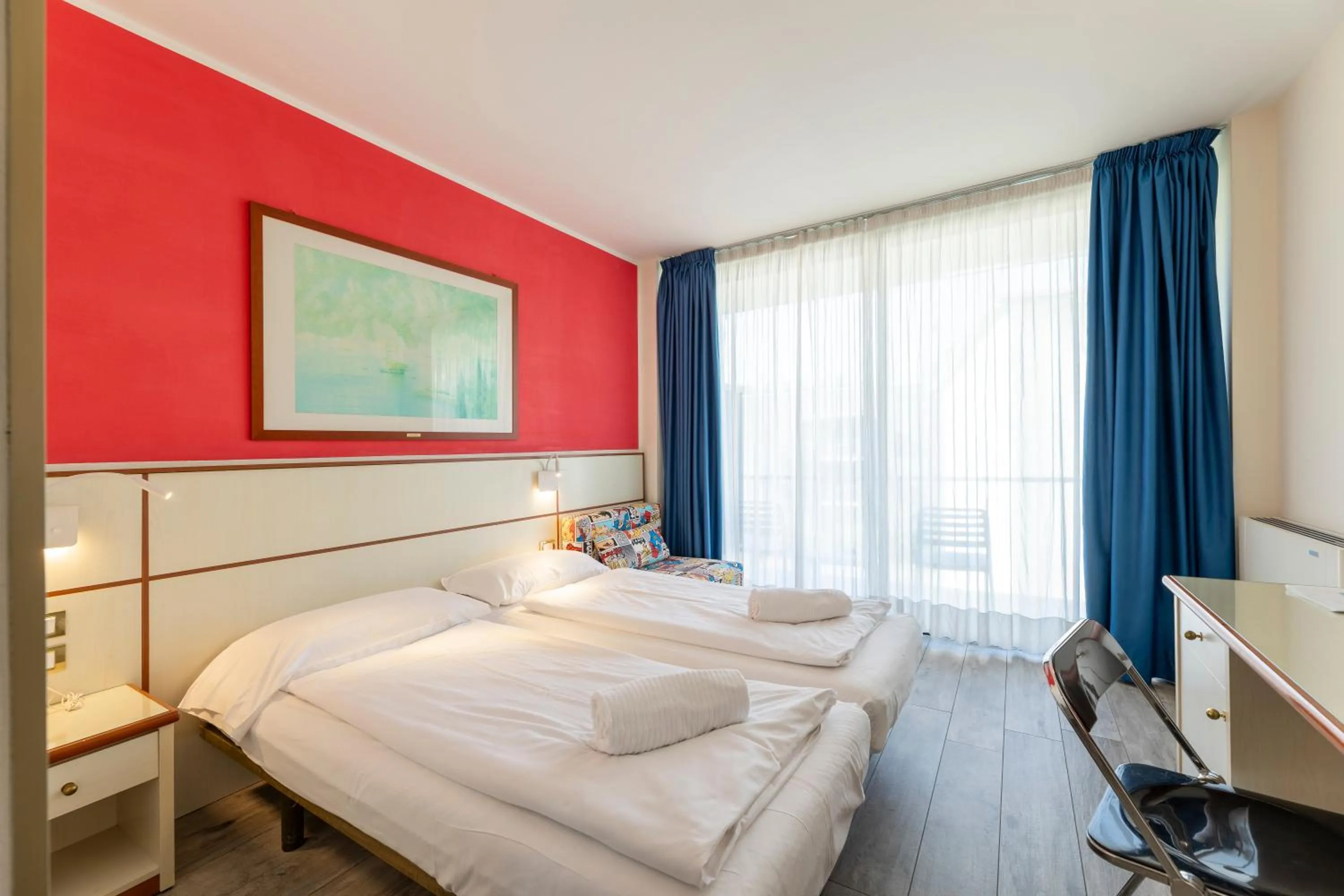 Double or Twin Room with Balcony and Garden View in Hotel Holiday Sport & Relax