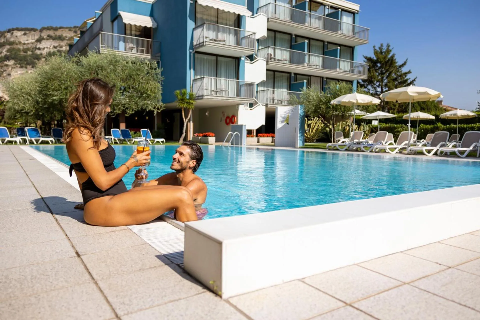 Pool view in Hotel Holiday Sport & Relax