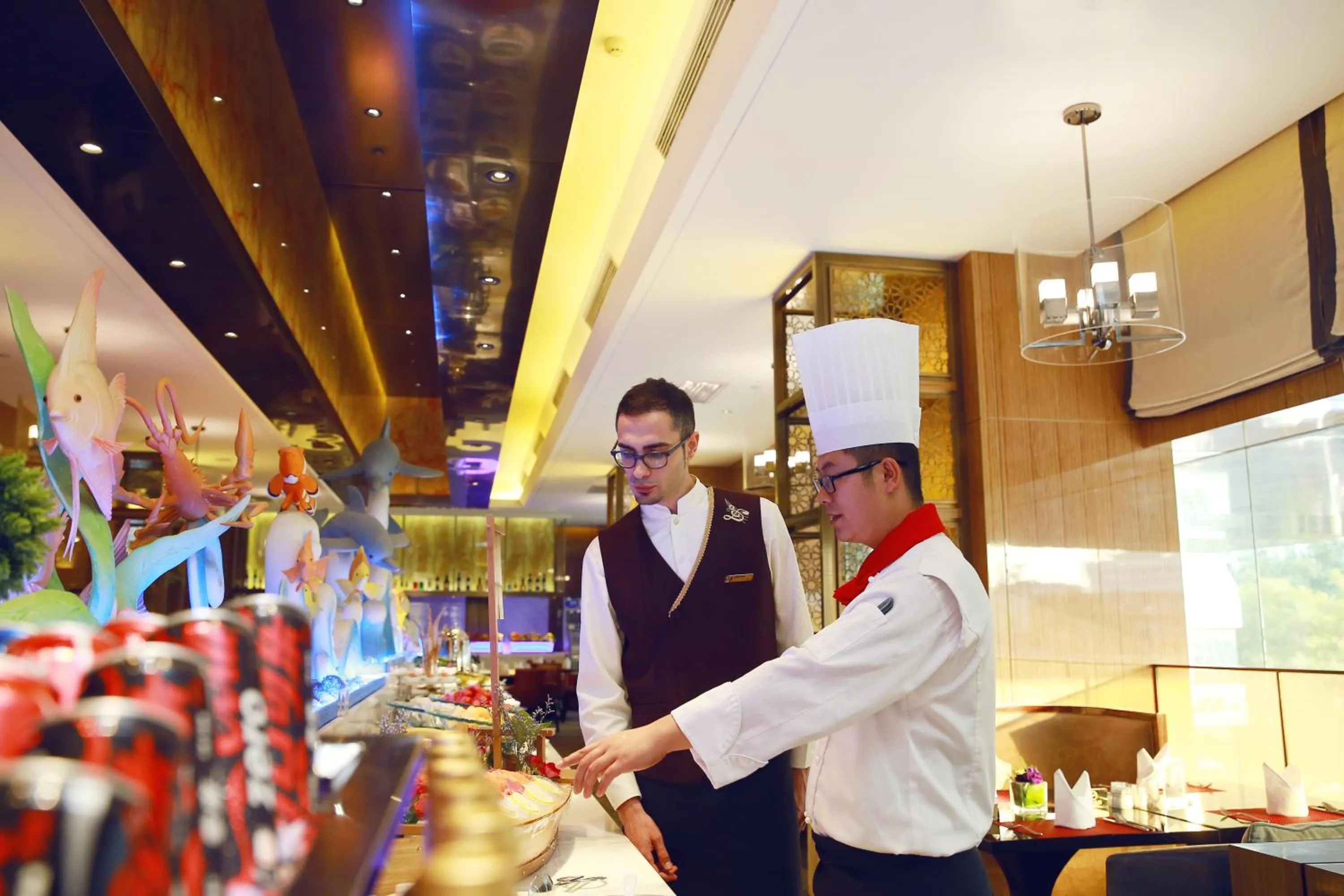 Restaurant/places to eat in Yinchuan Xifujing Hotel