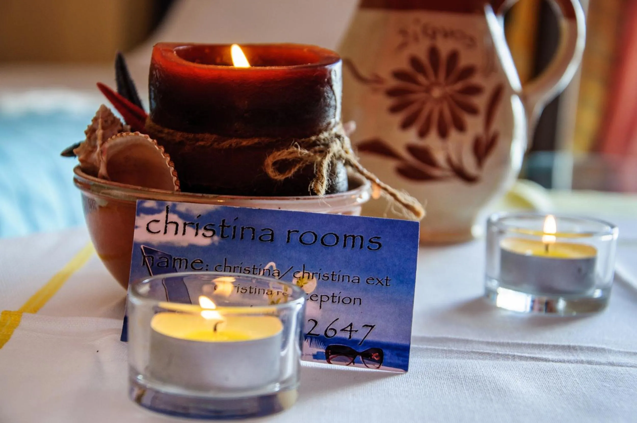 Decorative detail in Christina Rooms