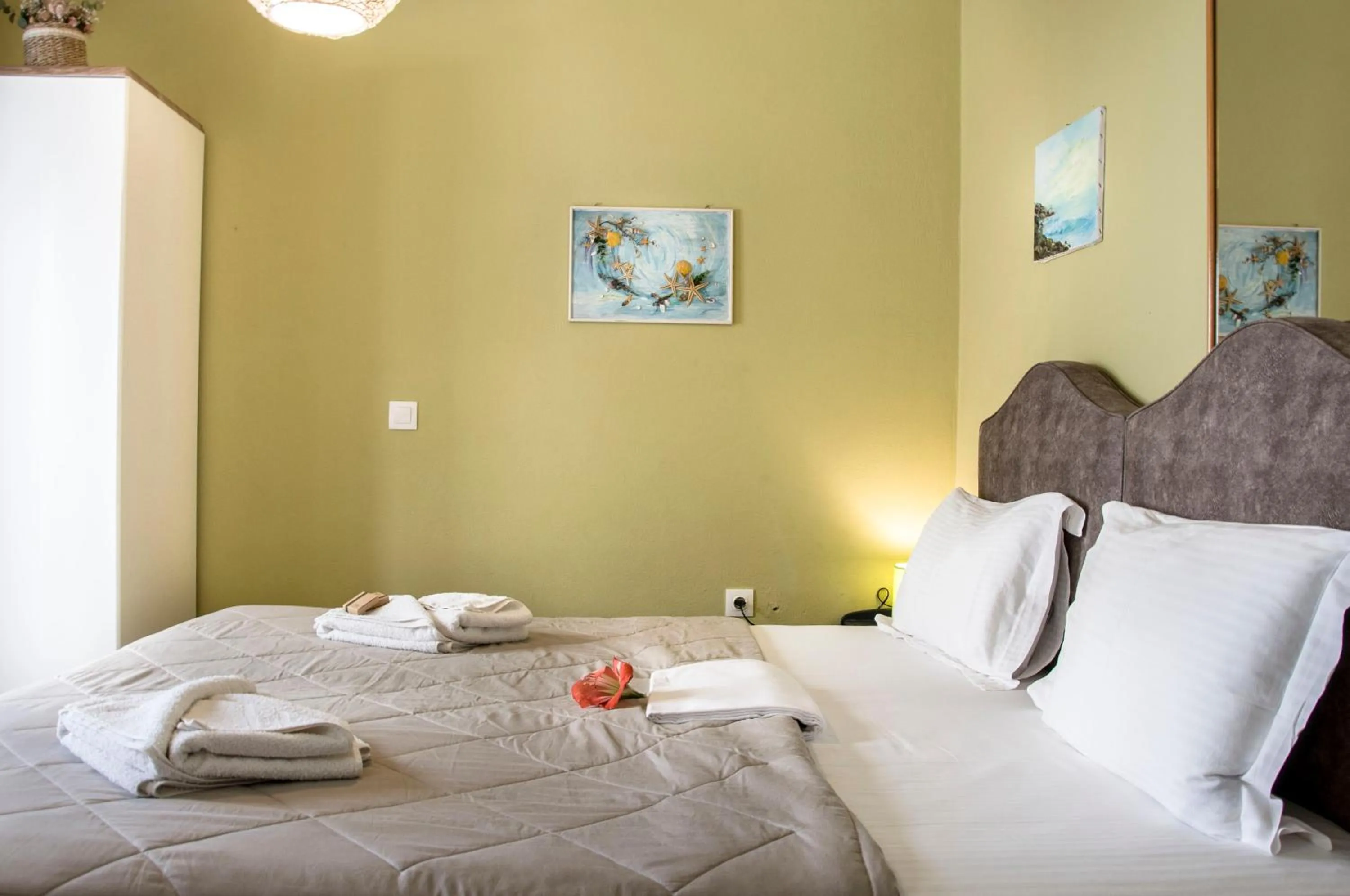 Bed in Christina Rooms