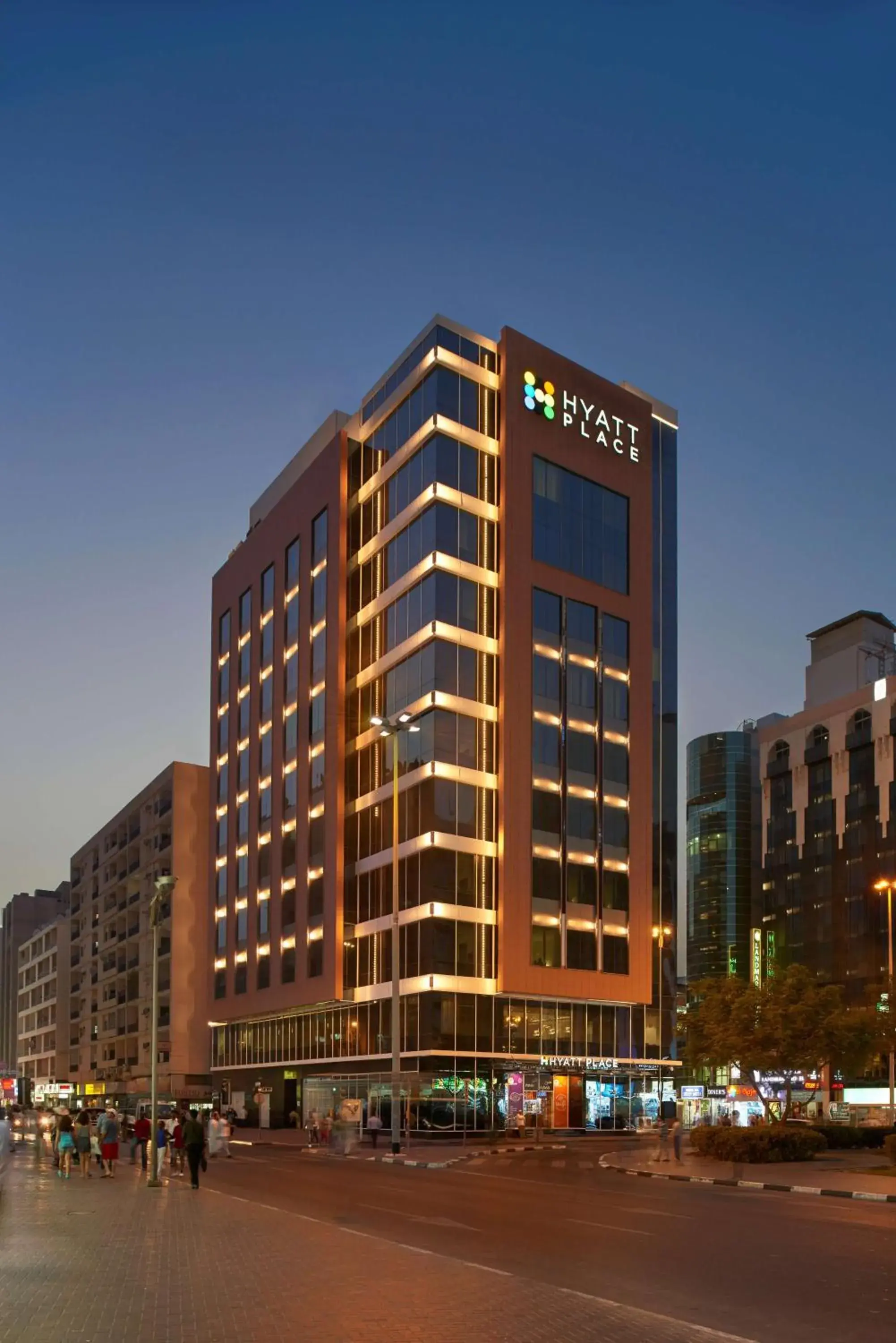 Property building in Hyatt Place Dubai Baniyas Square Property building in Hyatt Place Dubai Baniyas Square
