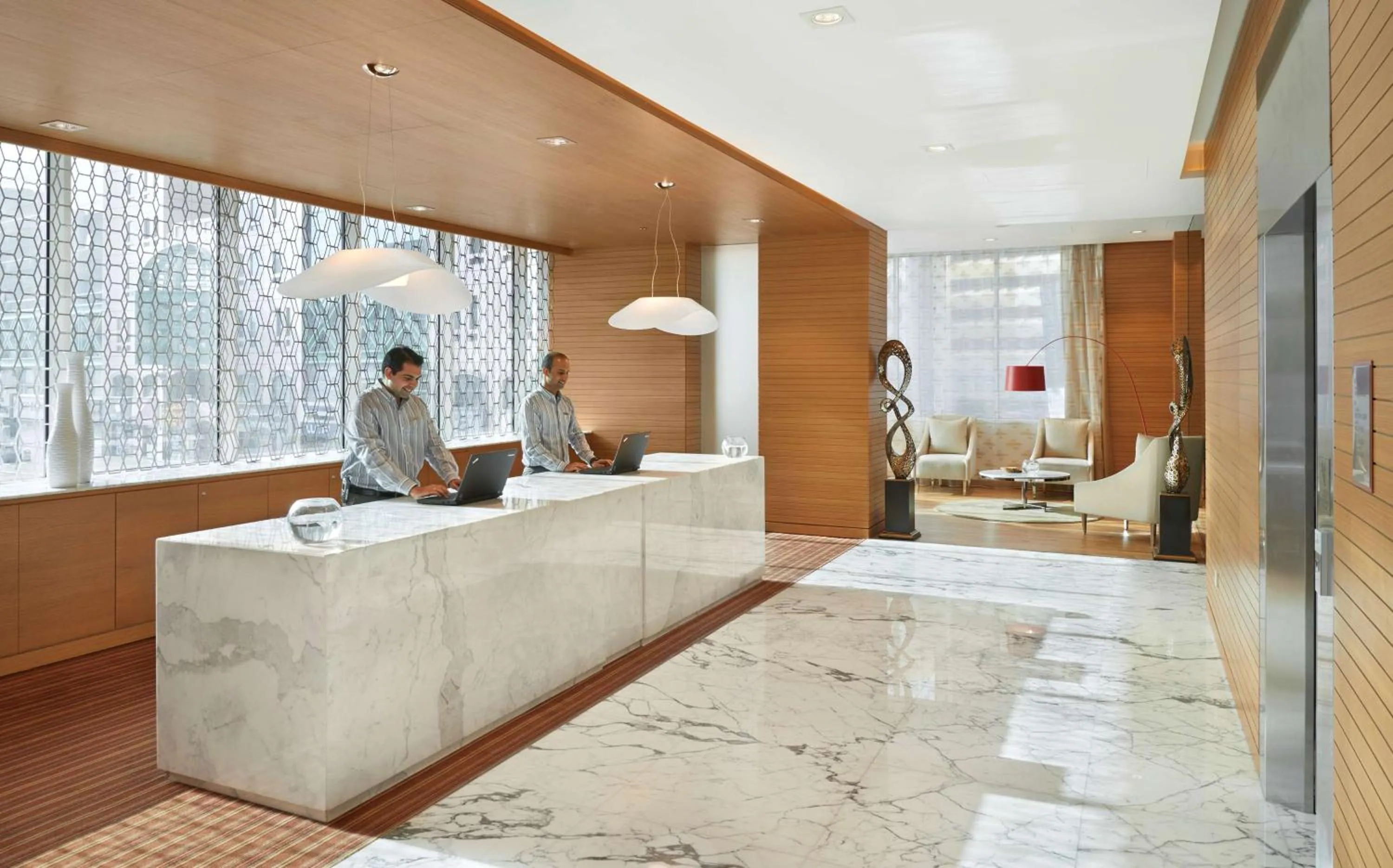 Lobby or reception in Hyatt Place Dubai Baniyas Square